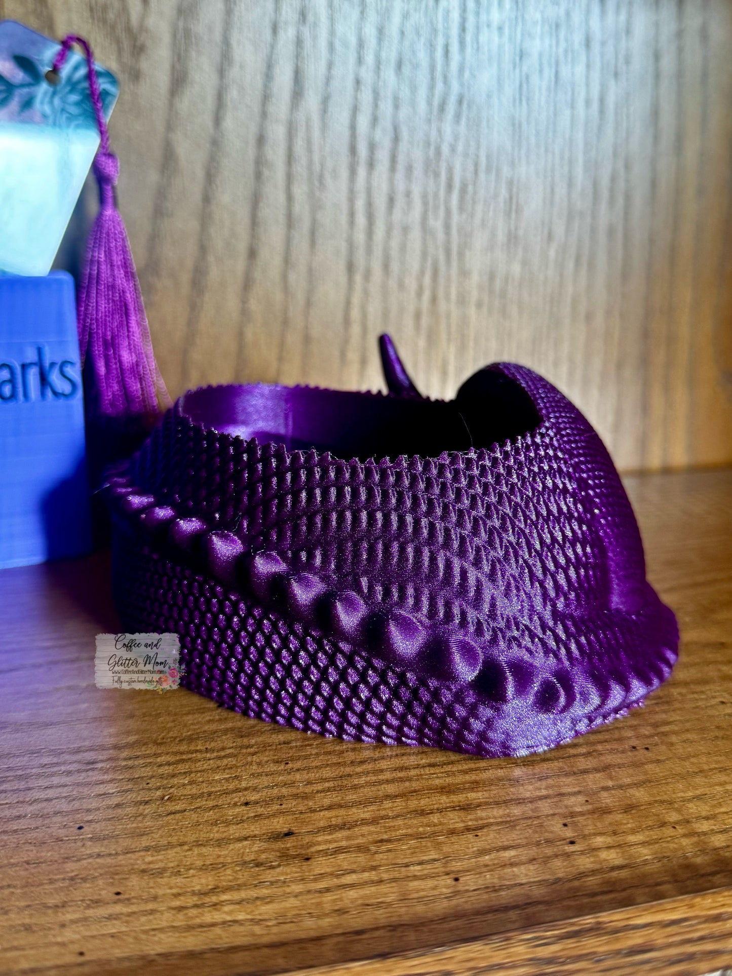 Purple Stone Dragon Bowl/Planter