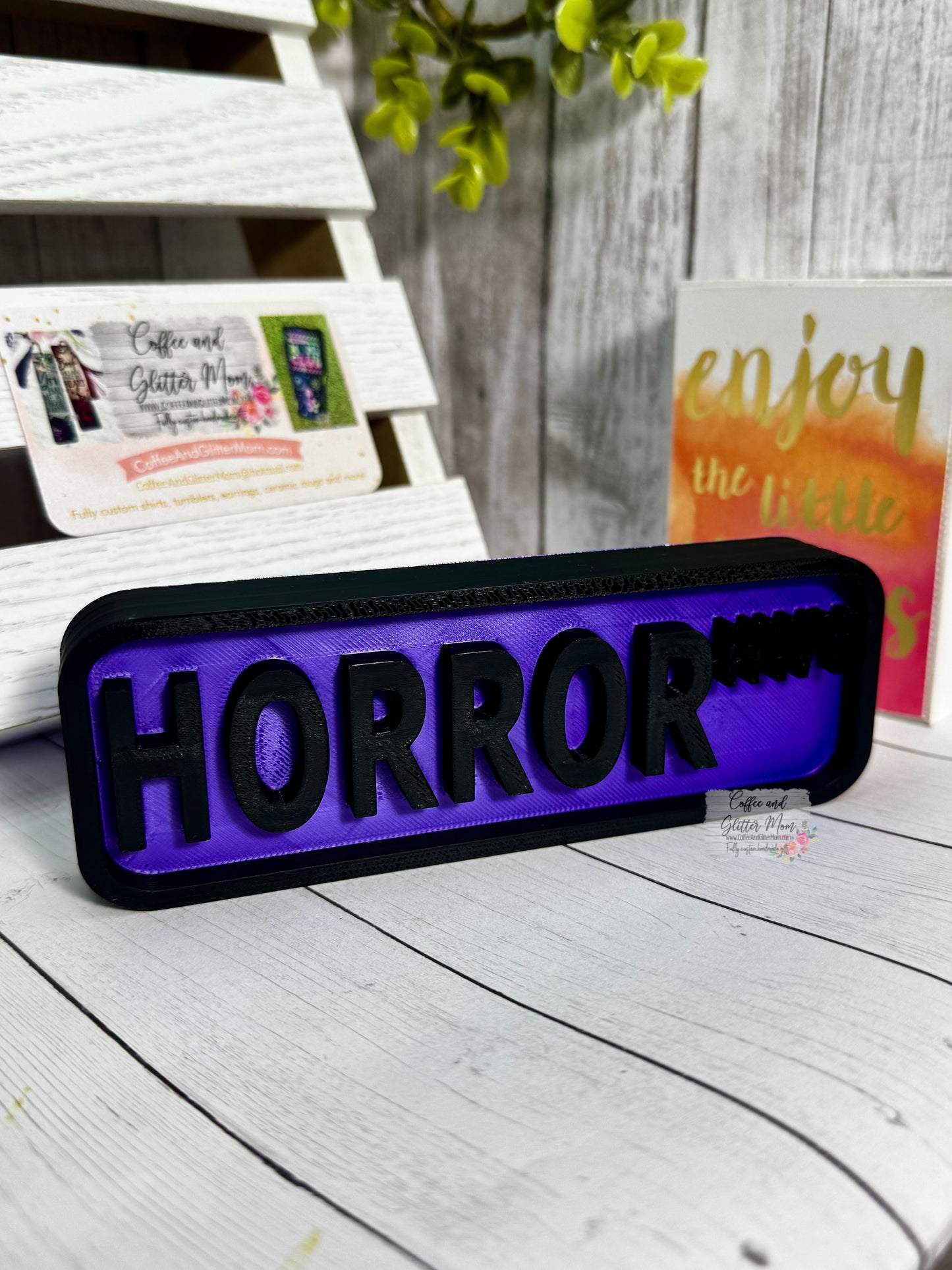 Horror HWY Bookshelf Display