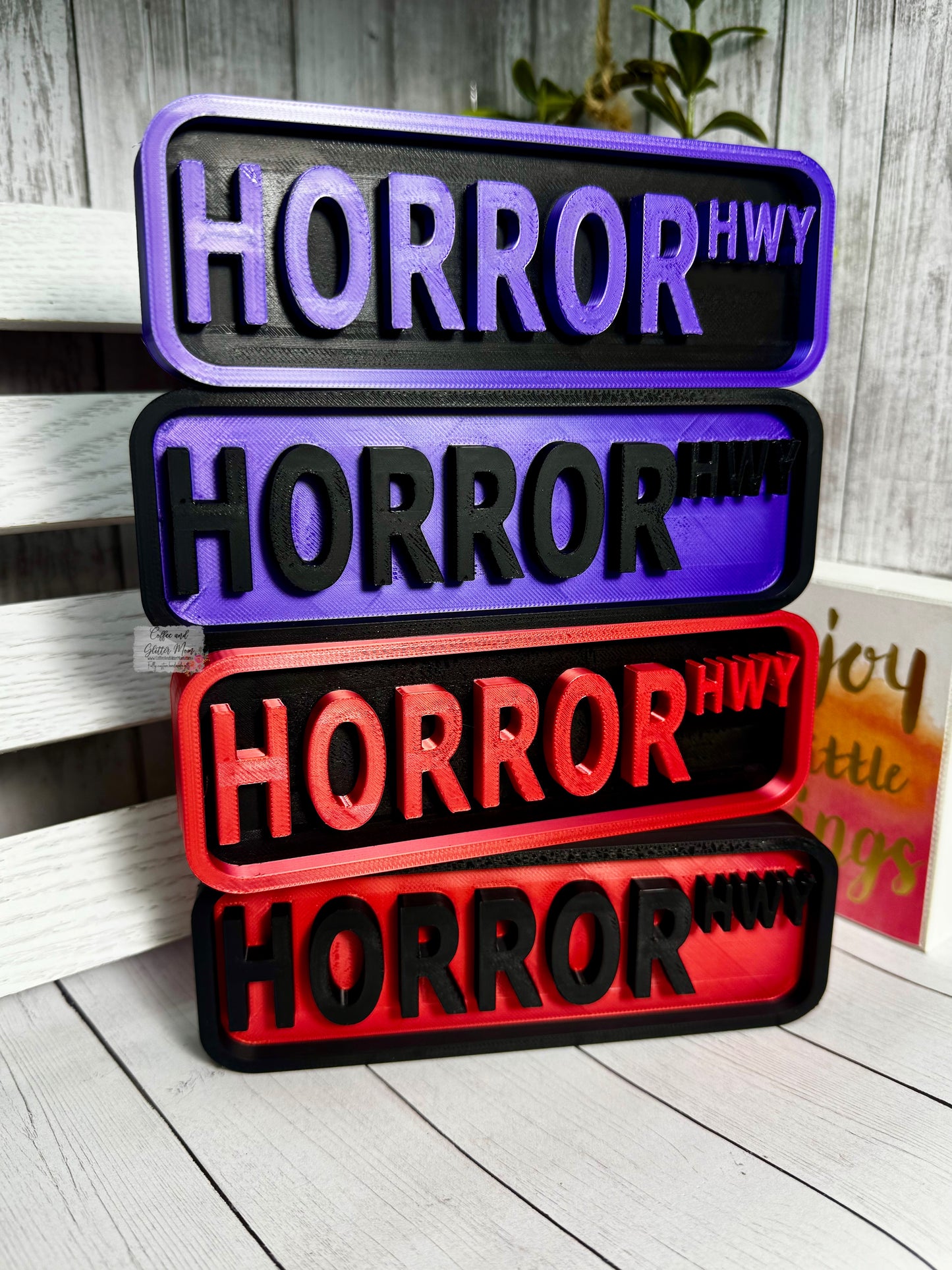 Horror HWY Bookshelf Display