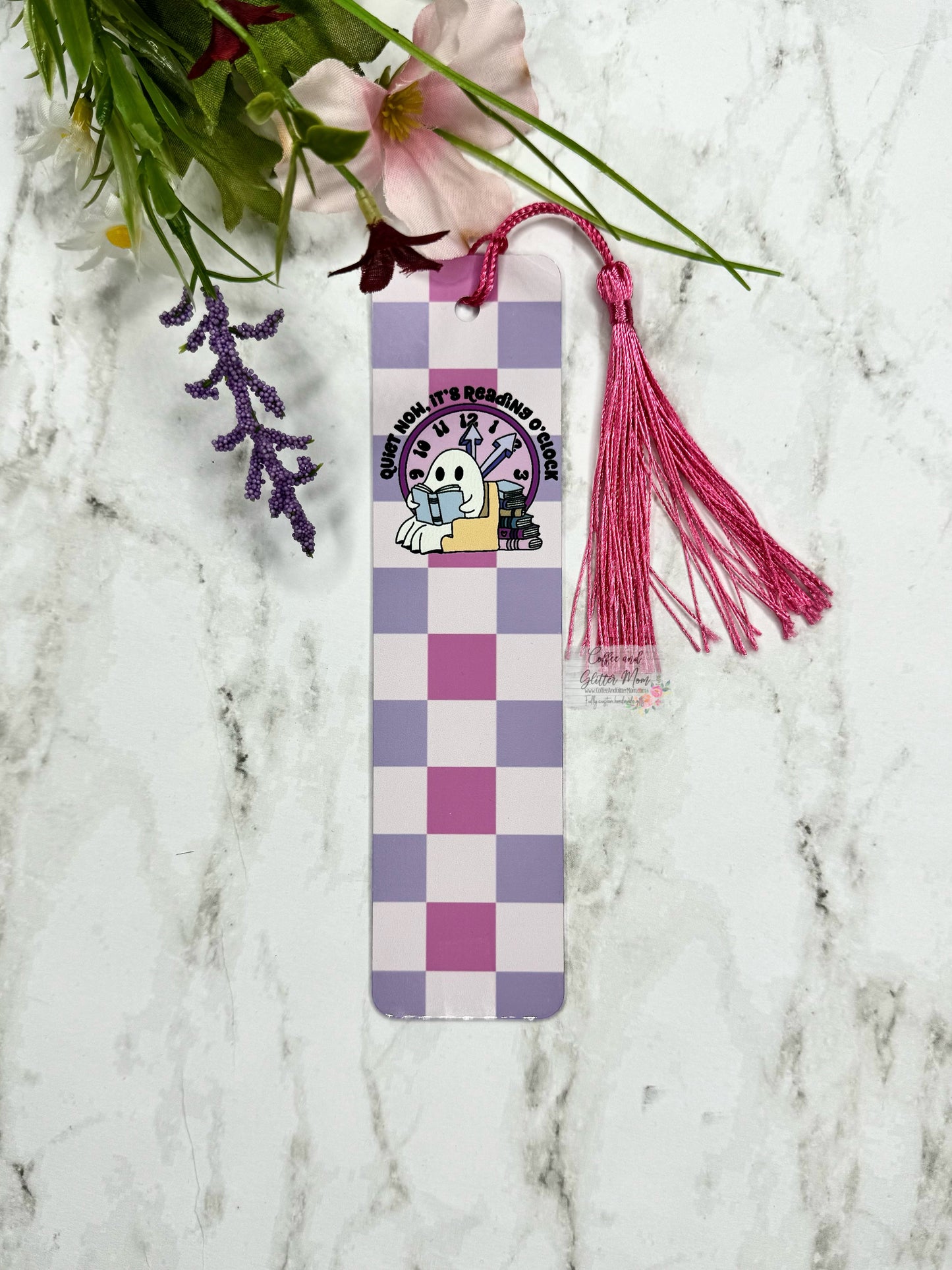 Quiet Now, Reading O'Clock Bookmark