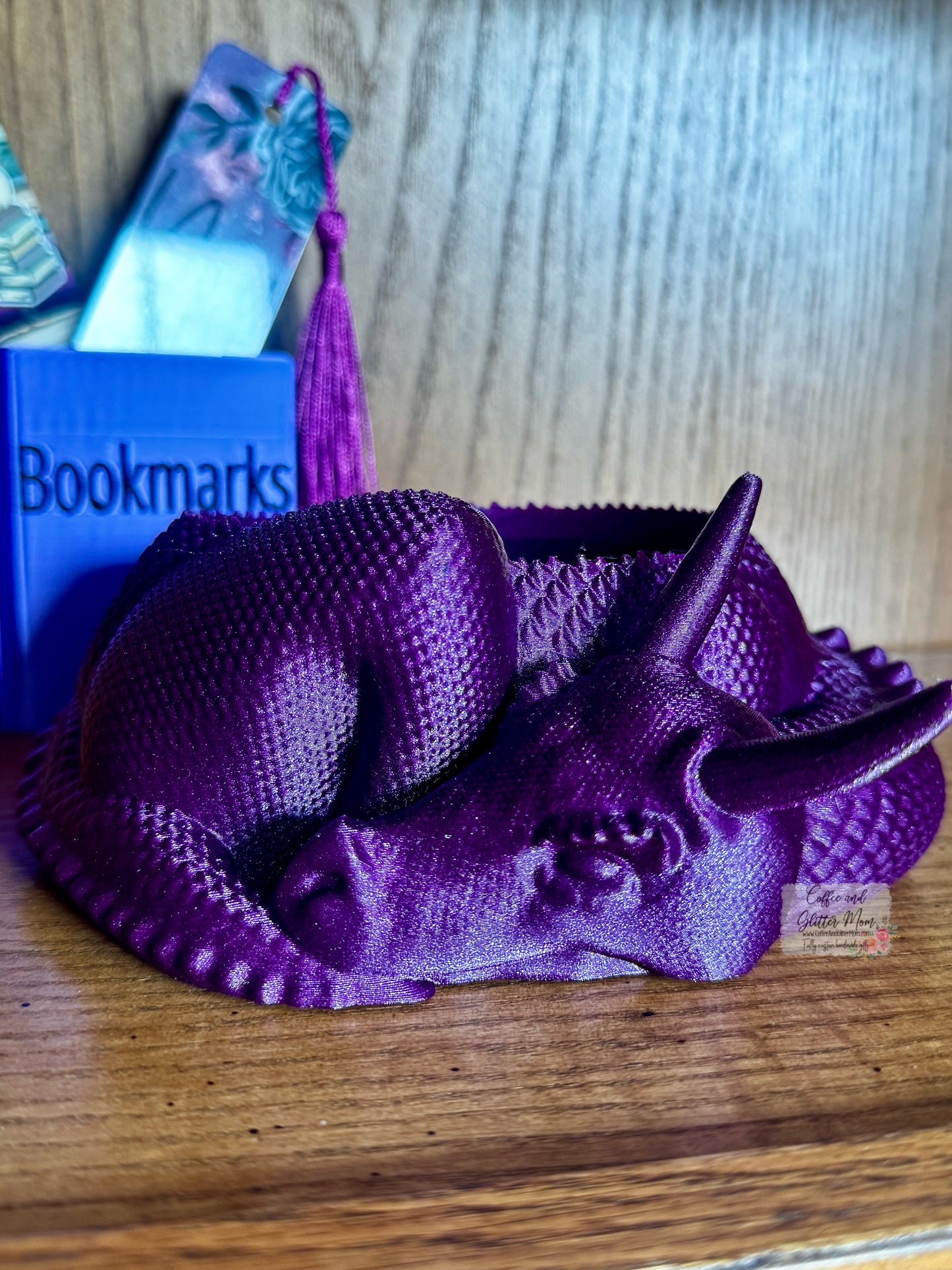Purple Stone Dragon Bowl/Planter