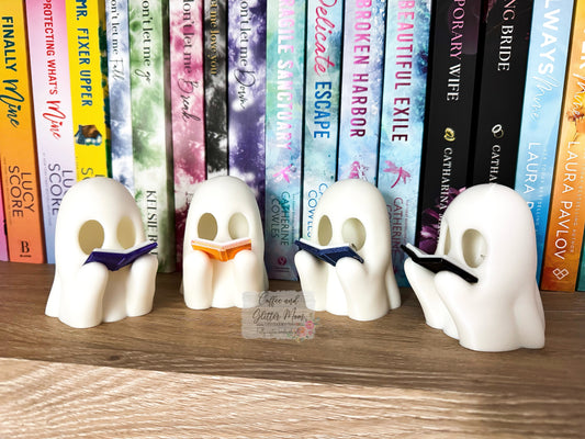 Reading Ghost with Tea Light