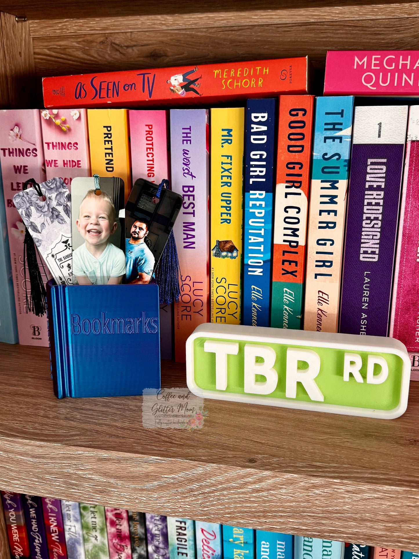 TBR Bookshelf Display