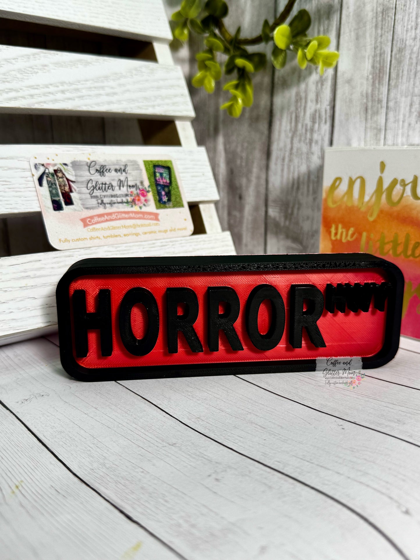 Horror HWY Bookshelf Display