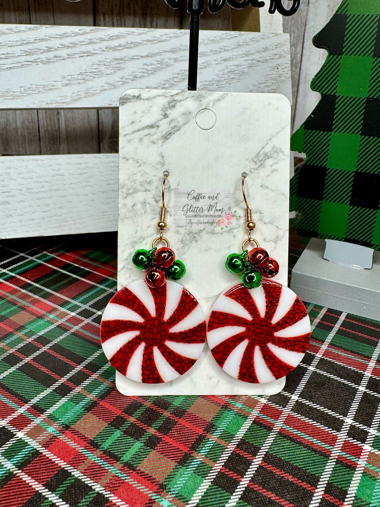 Peppermint Jingle Earrings