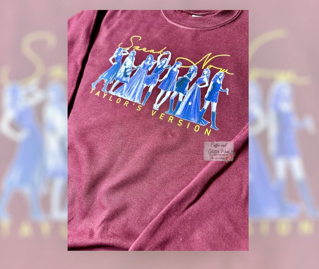 Speak Now Taylor's Version Youth Large Sweatshirt