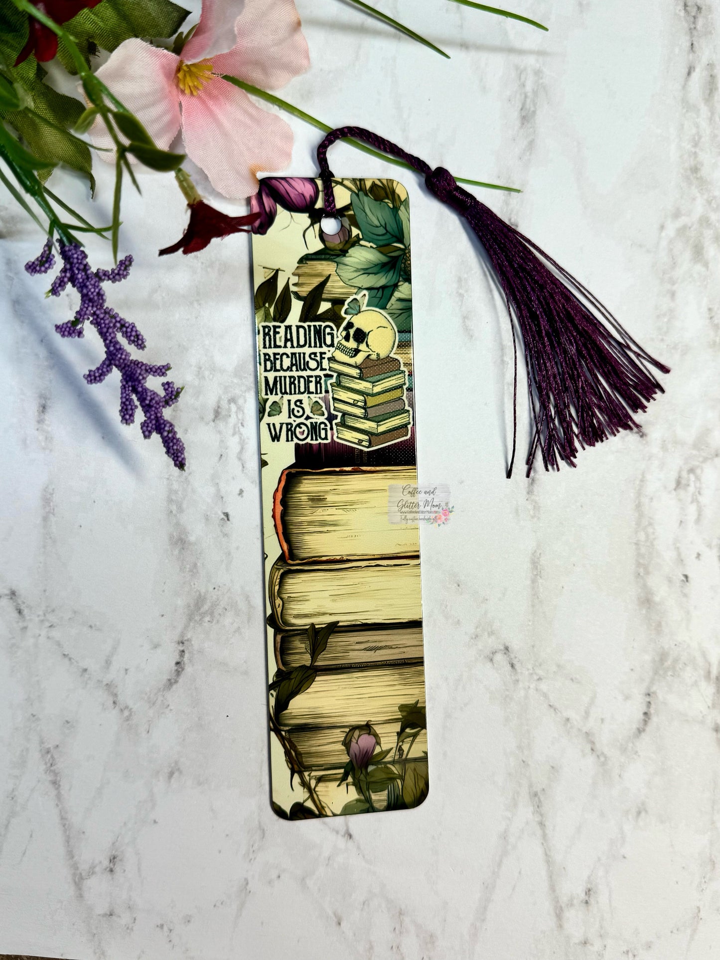 Reading: Because Murder is Wrong Bookmark