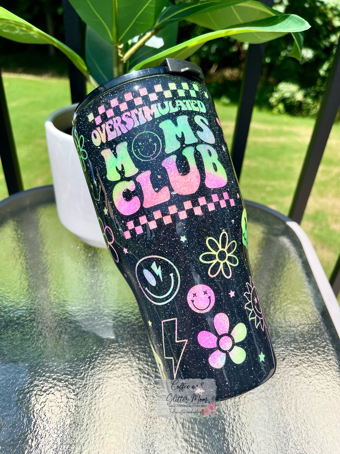 Custom Tie-Dye Peek-A-Boo Tumbler