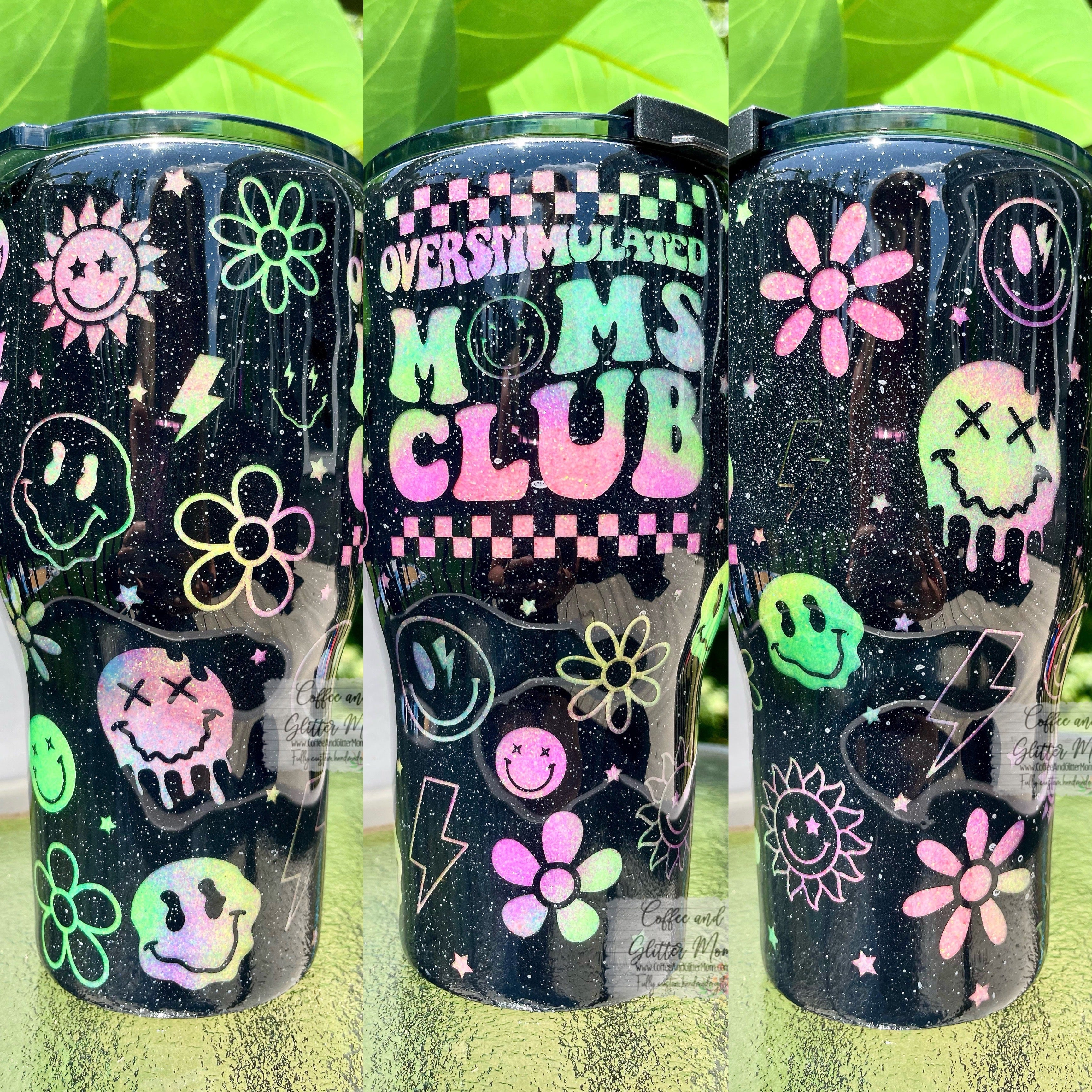 Custom Southern Tumblers - LV inspired tumbler made with Bright