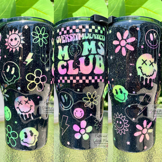 Custom Tie-Dye Peek-A-Boo Tumbler