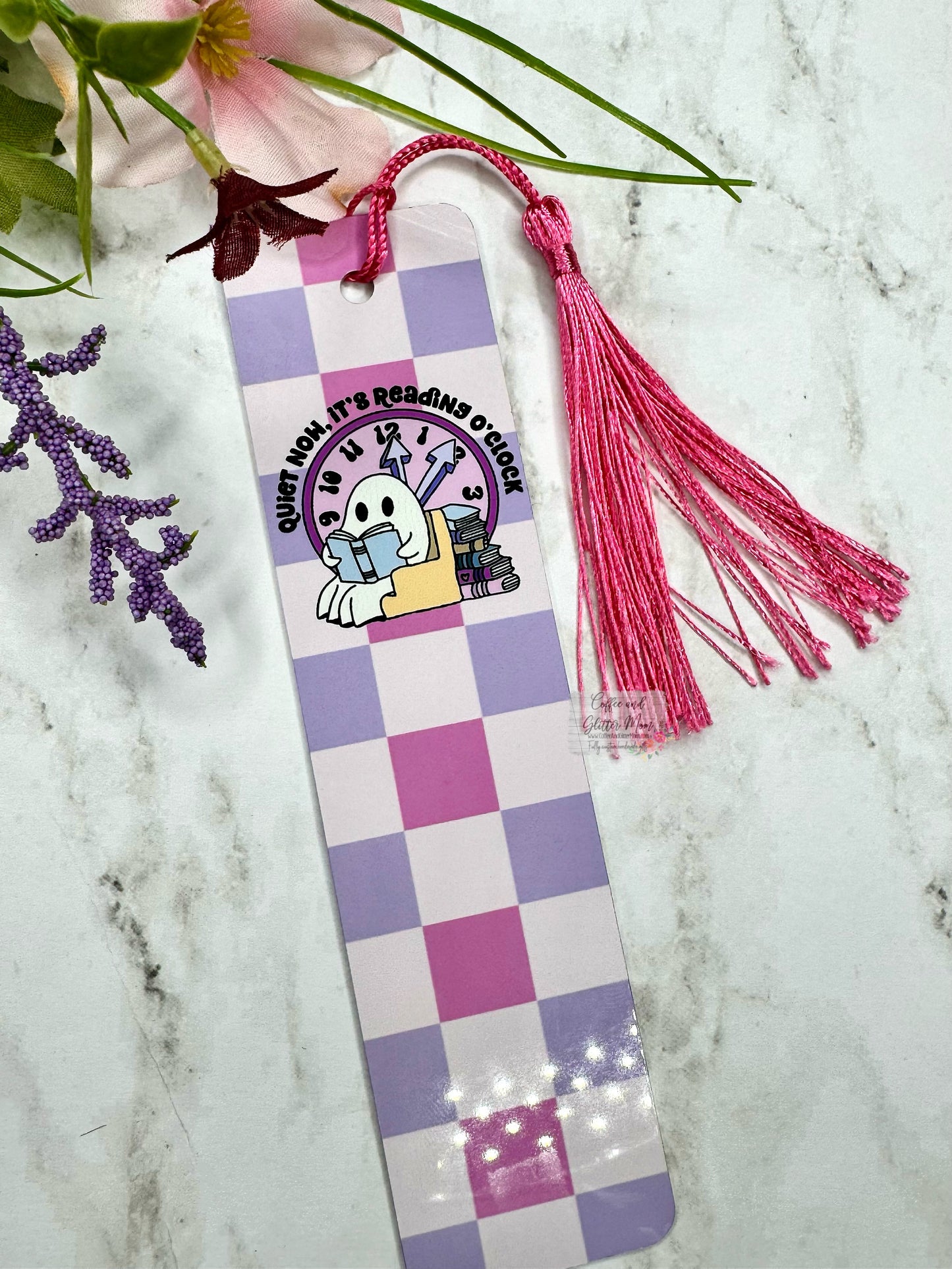 Quiet Now, Reading O'Clock Bookmark