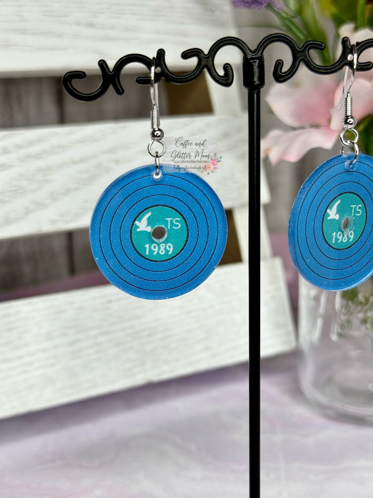 TS 1989 Vinyl Acrylic Earrings