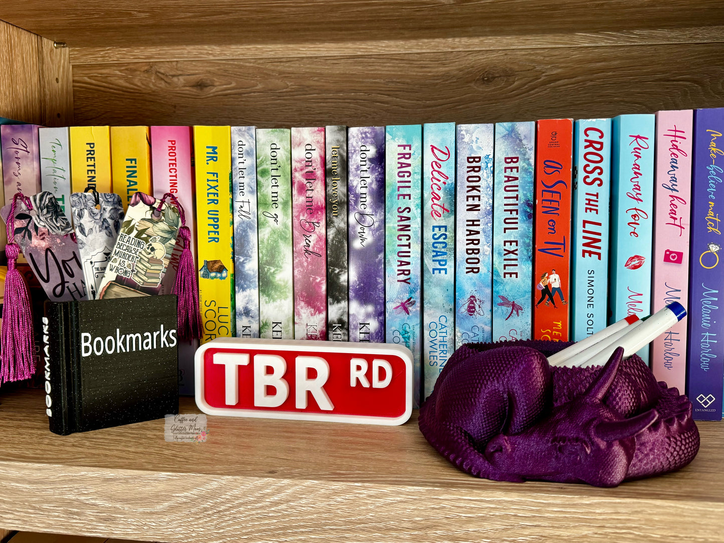 Black Glitter Bookmark Holder