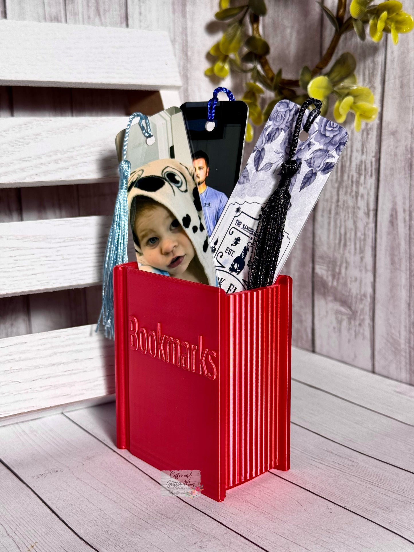 Solid Red Bookmark Holder