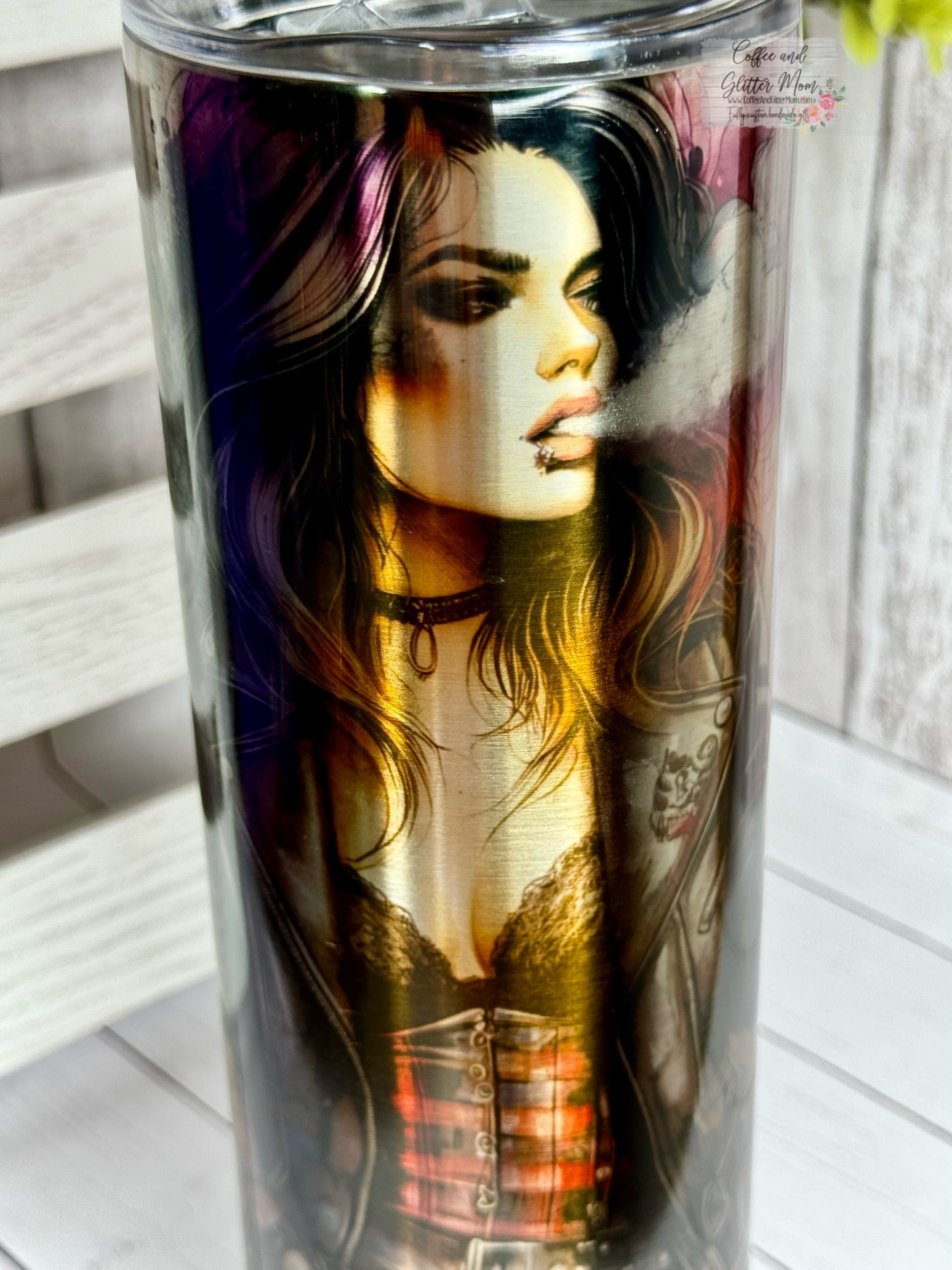 Metallic Badass 20oz Skinny Tumbler