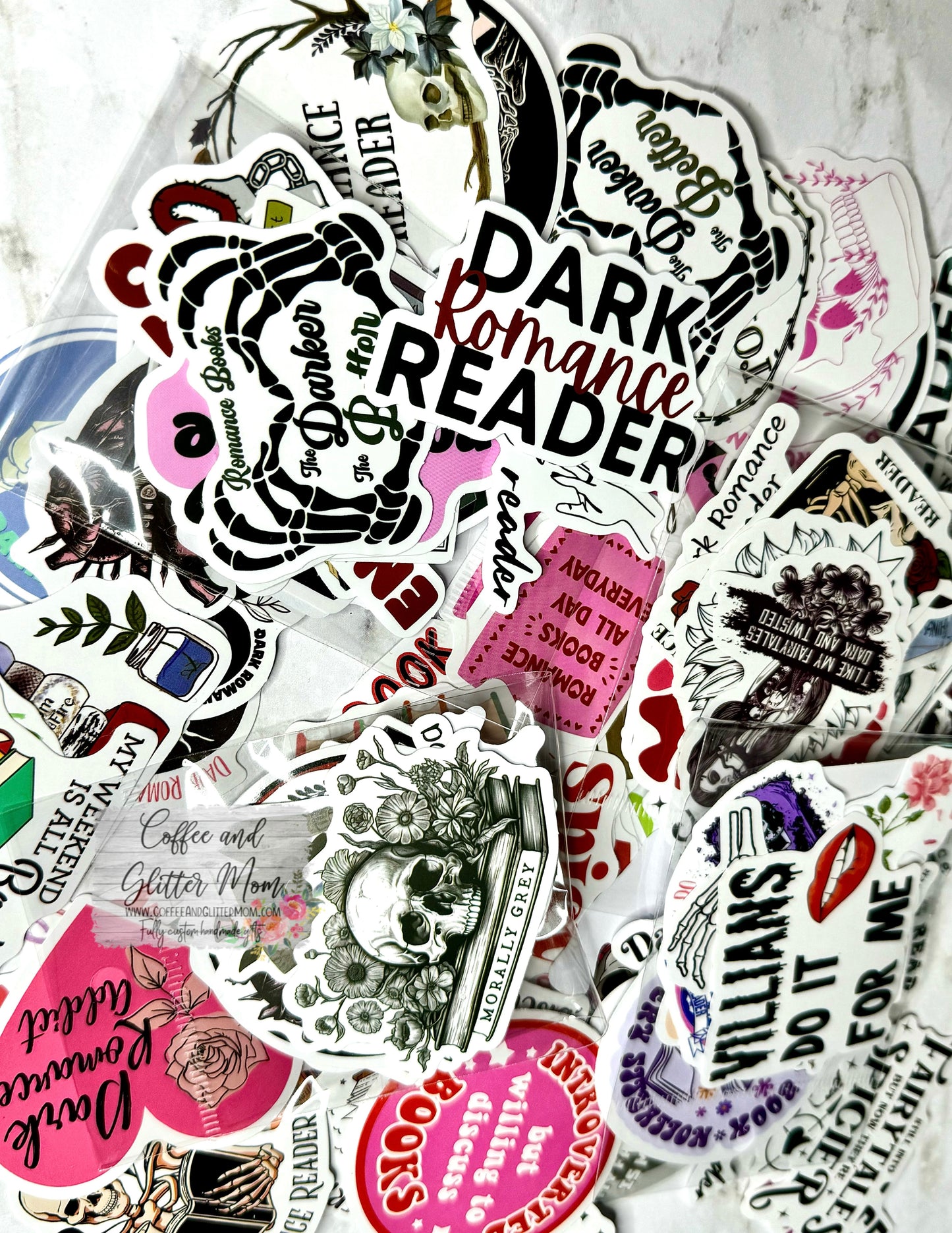 Dark Romance Bookish Sticker Packs