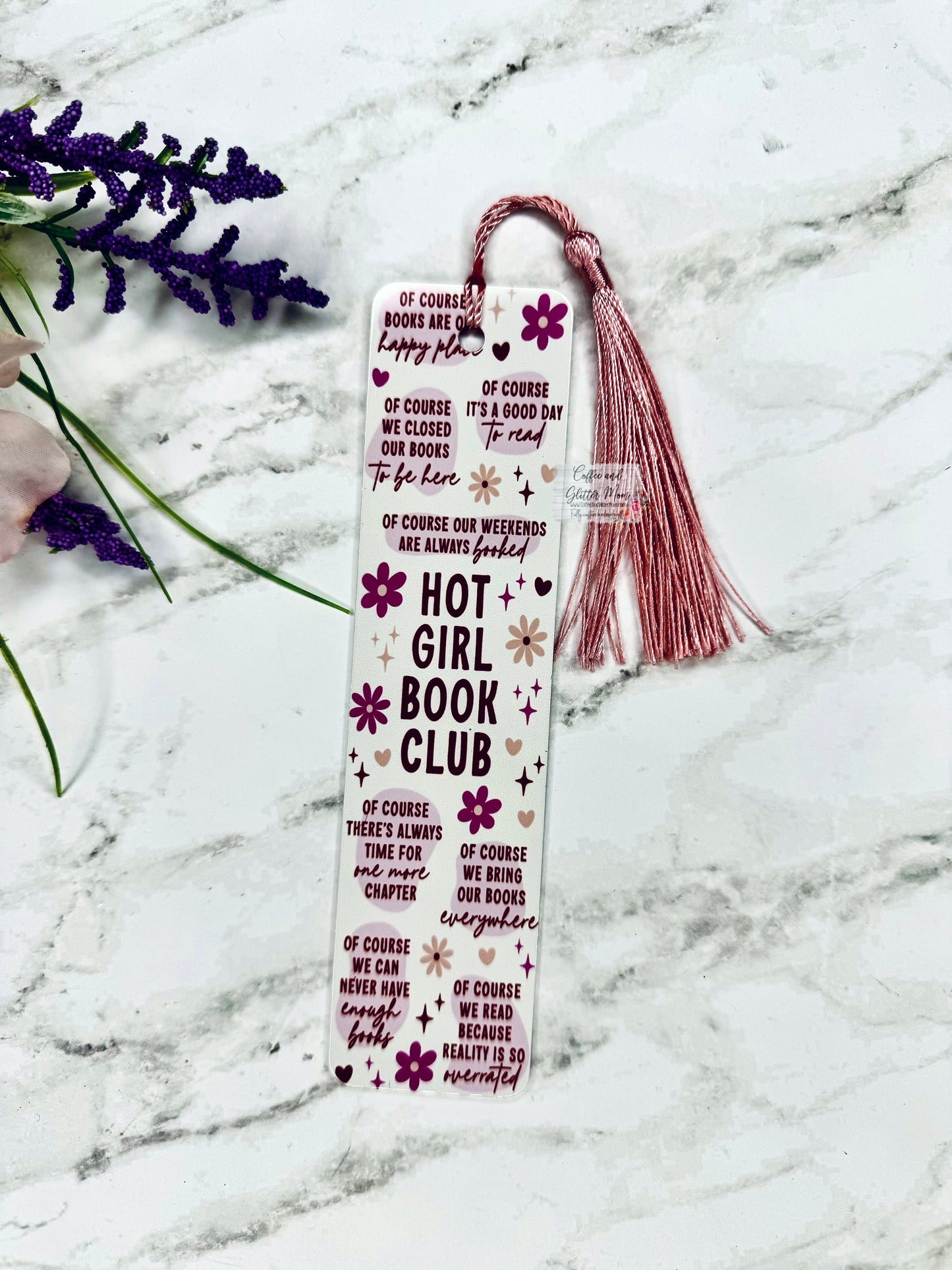 Hot Girl Book Club Bookmark