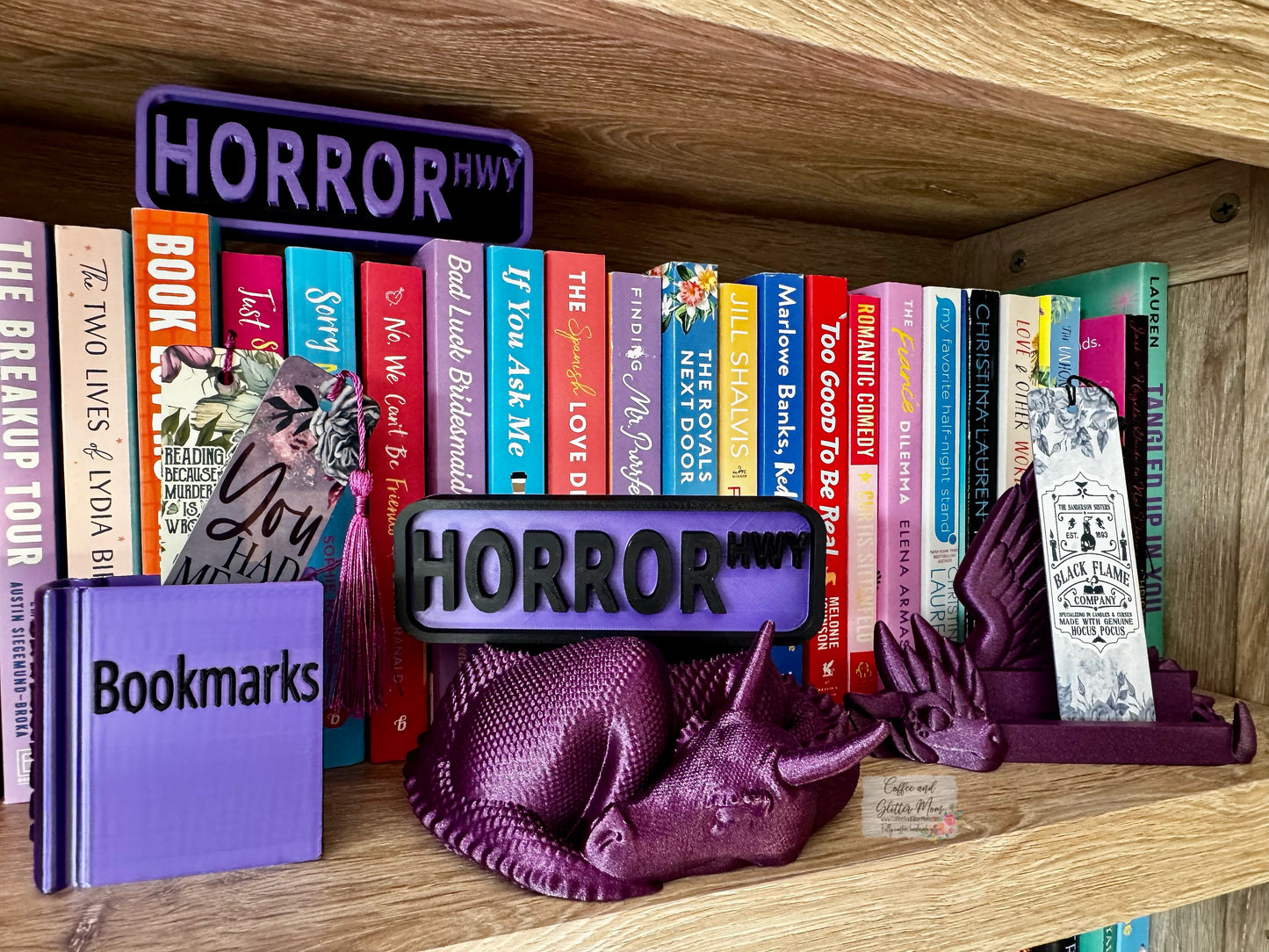 Horror HWY Bookshelf Display