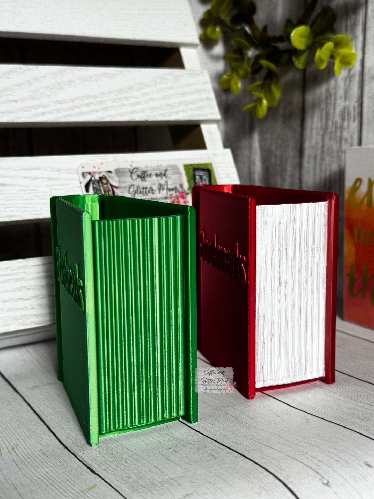 Solid Red Bookmark Holder