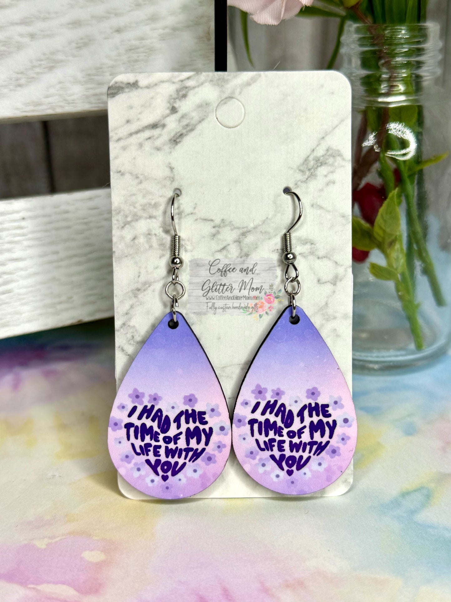 I Had The Time Of My Life With You Eras Earrings