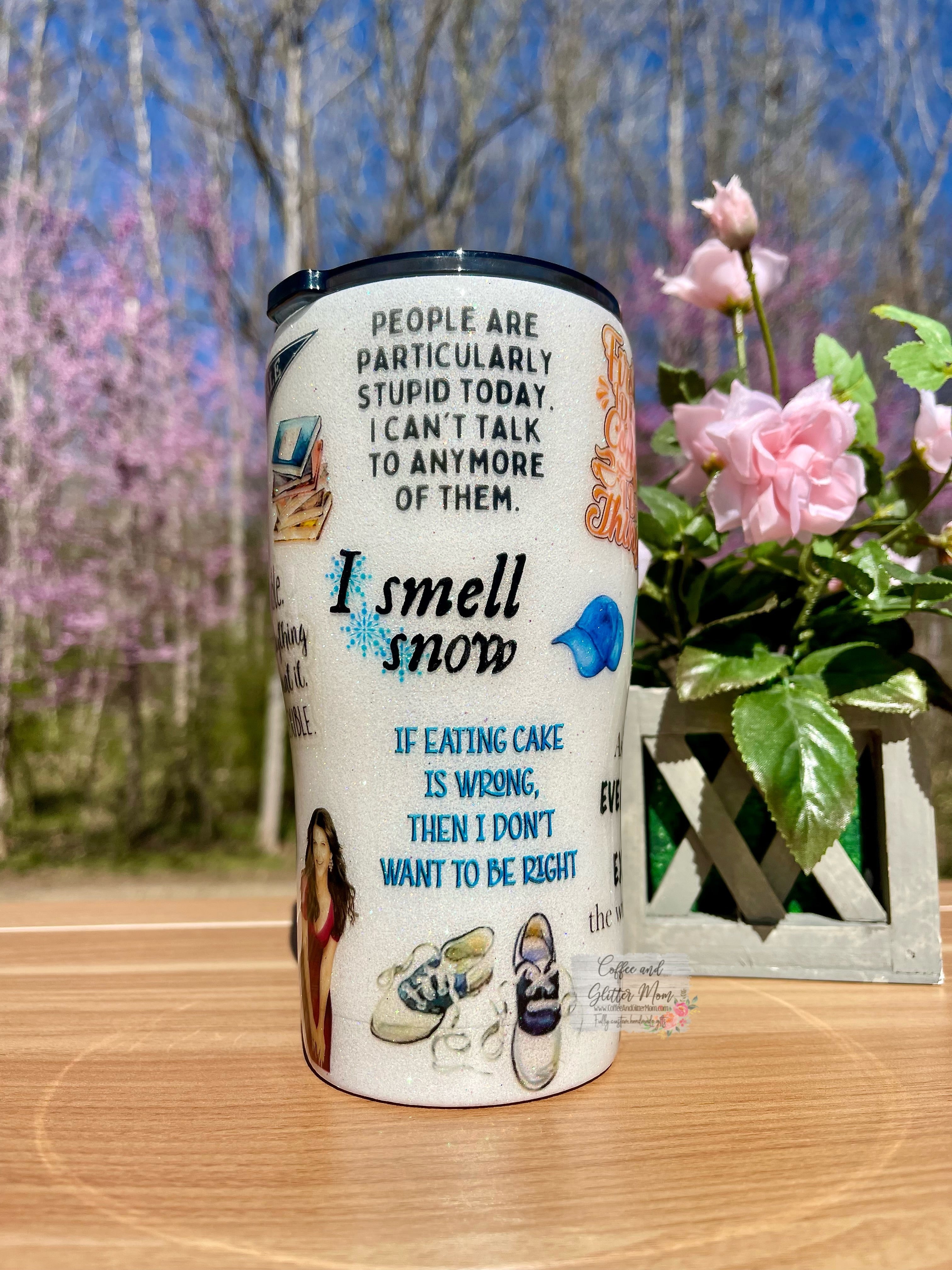 Gilmore Girls - First I drink the coffee Water Bottle by Quote City