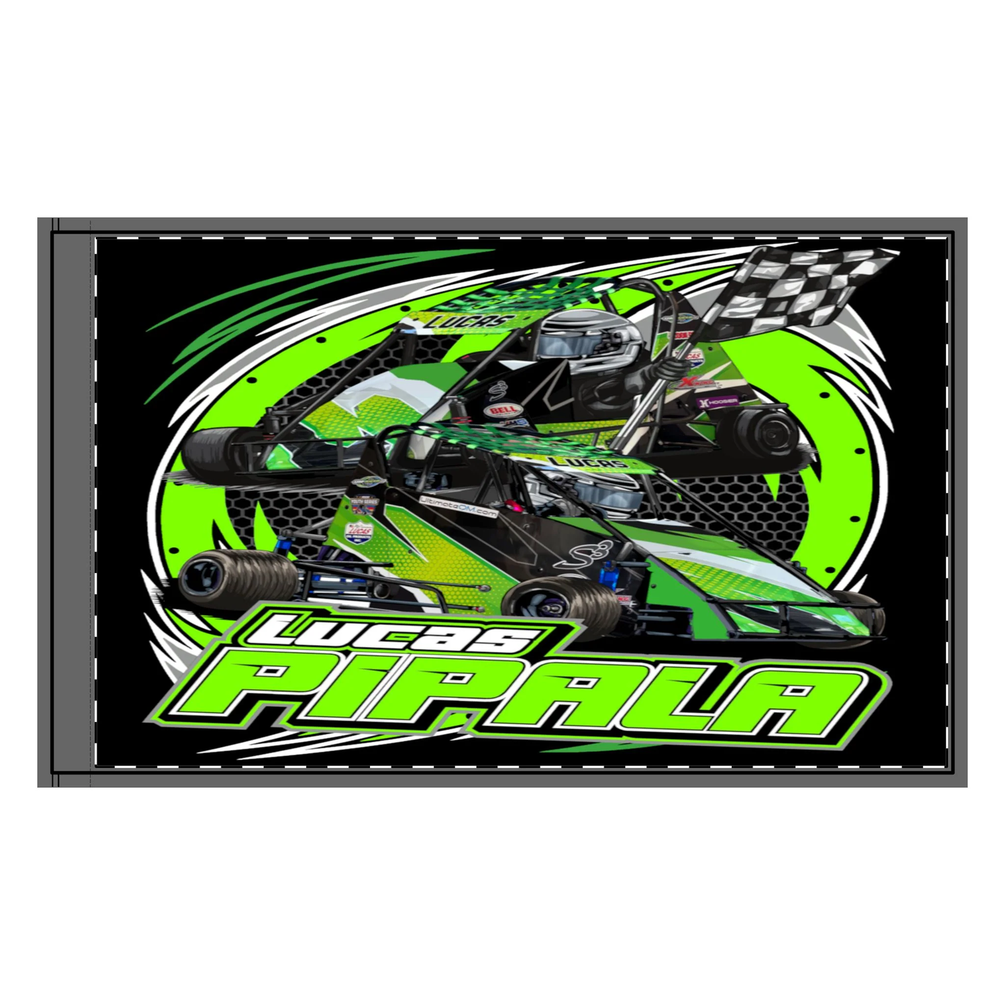 Lucas Pipala Racing Flag