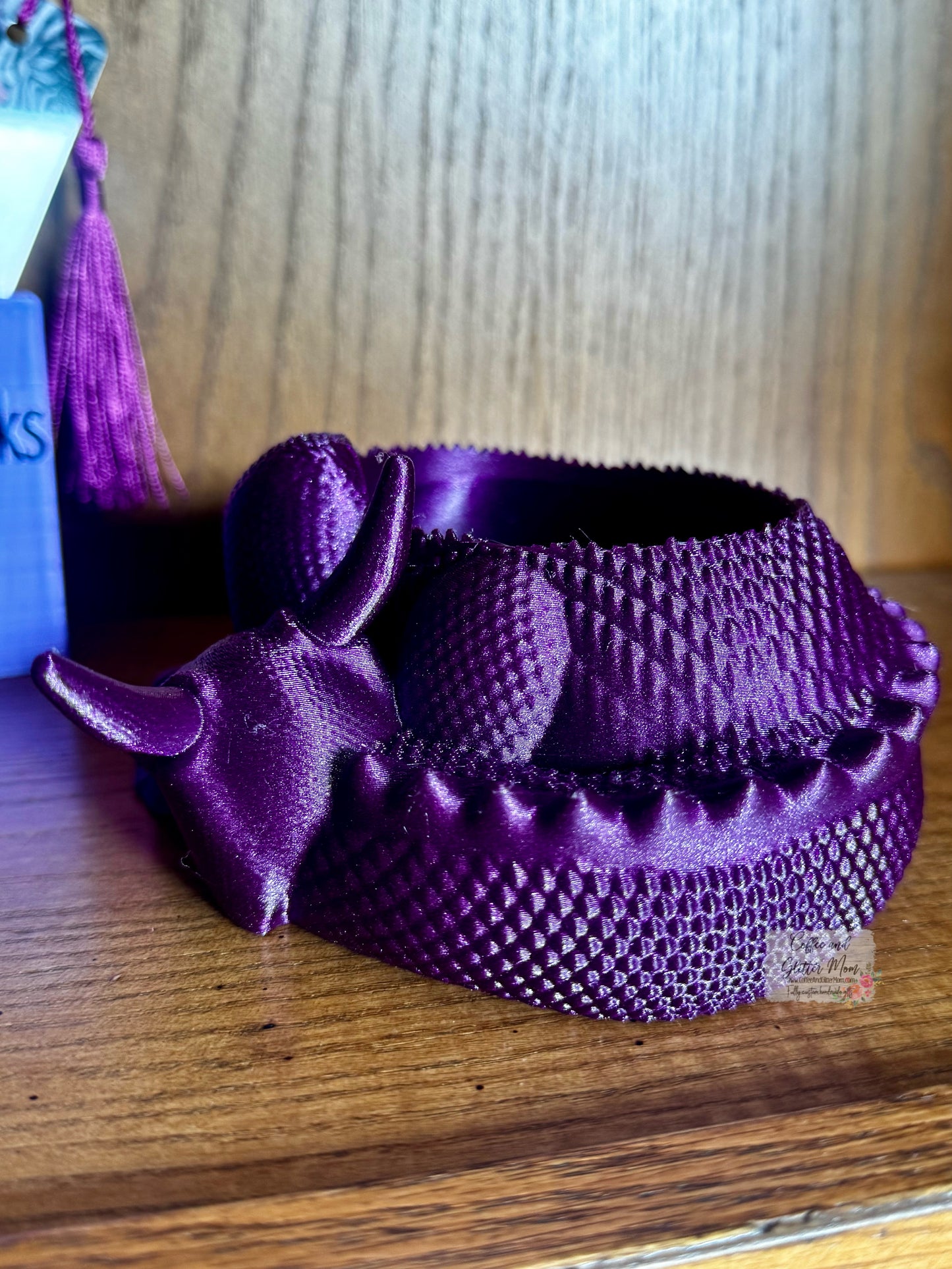 Purple Stone Dragon Bowl/Planter