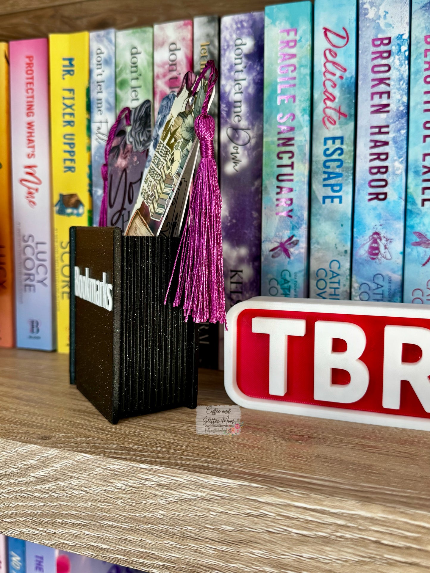 Black Glitter Bookmark Holder