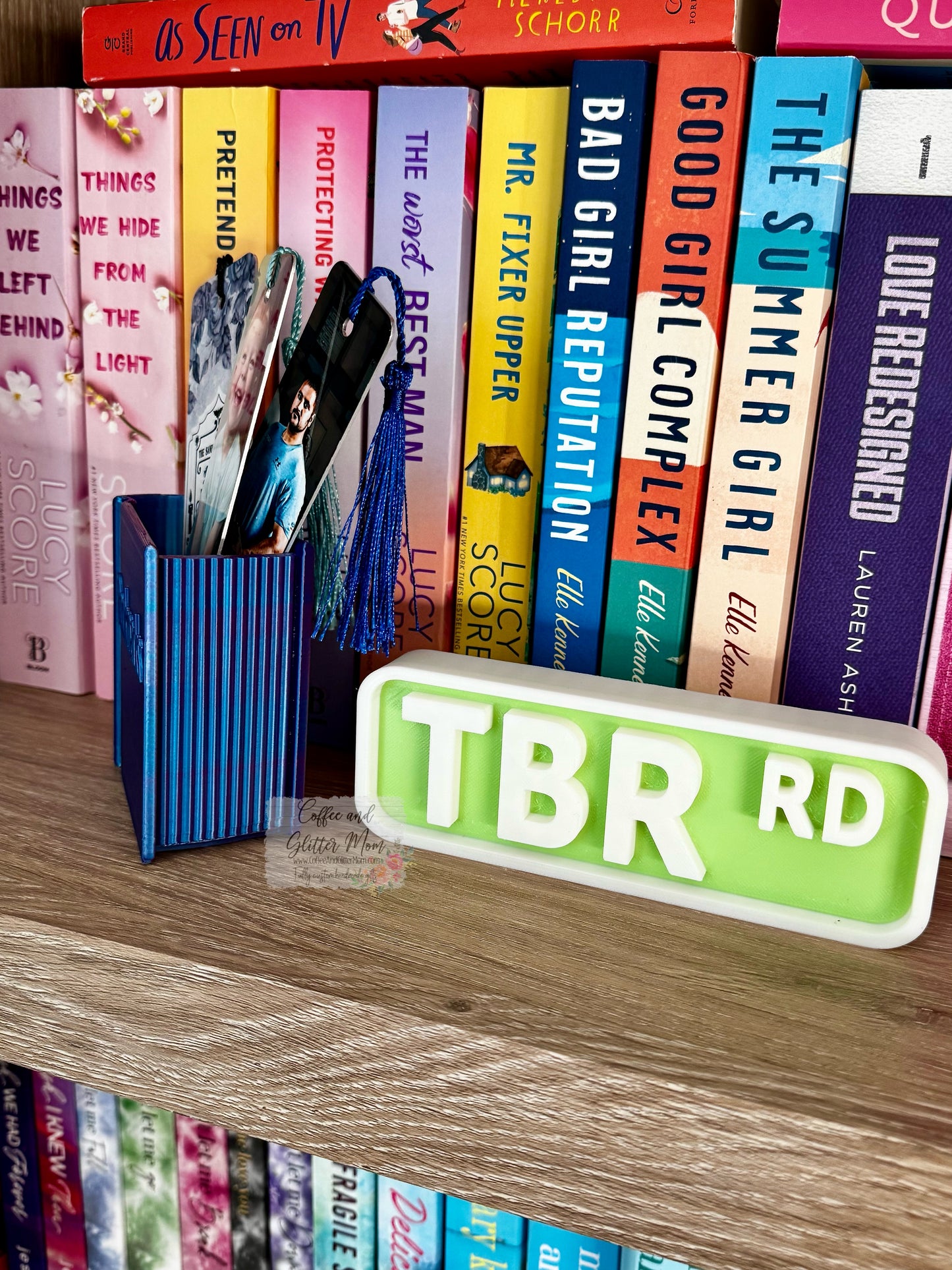 TBR Bookshelf Display