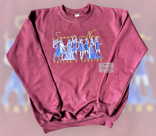 Speak Now Taylor's Version Youth Large Sweatshirt