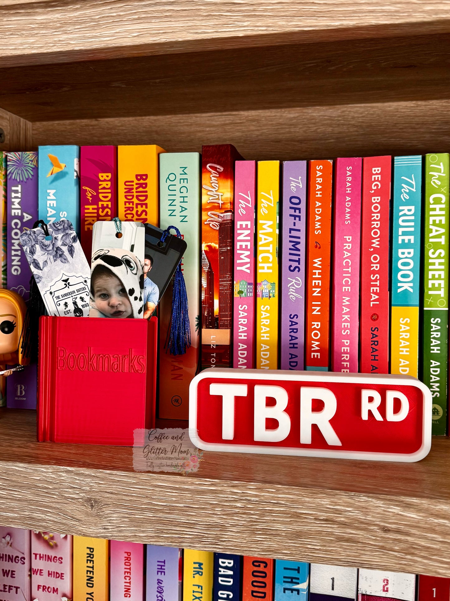 Solid Red Bookmark Holder