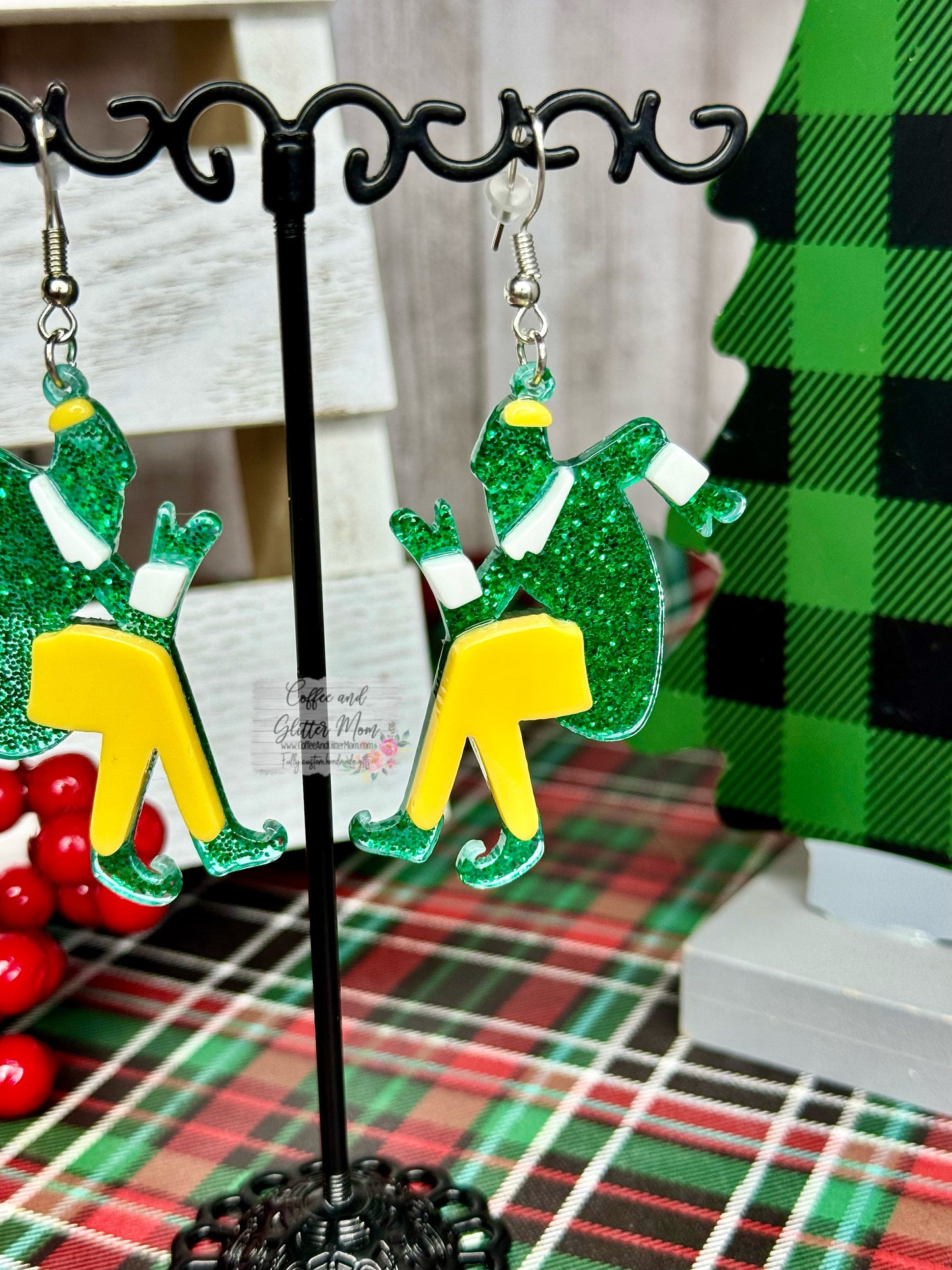 Sneaking Grinch Earrings
