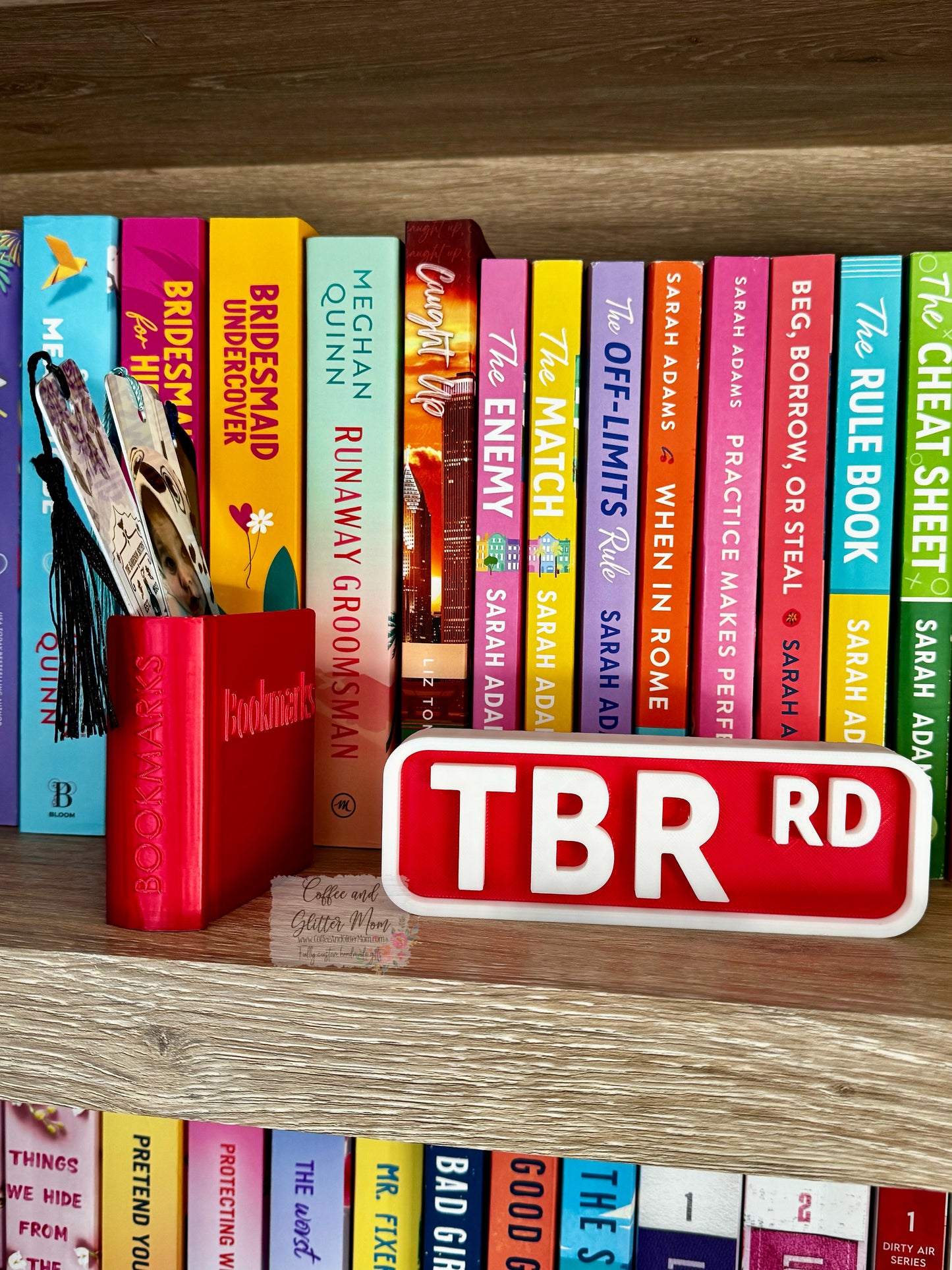 TBR Bookshelf Display