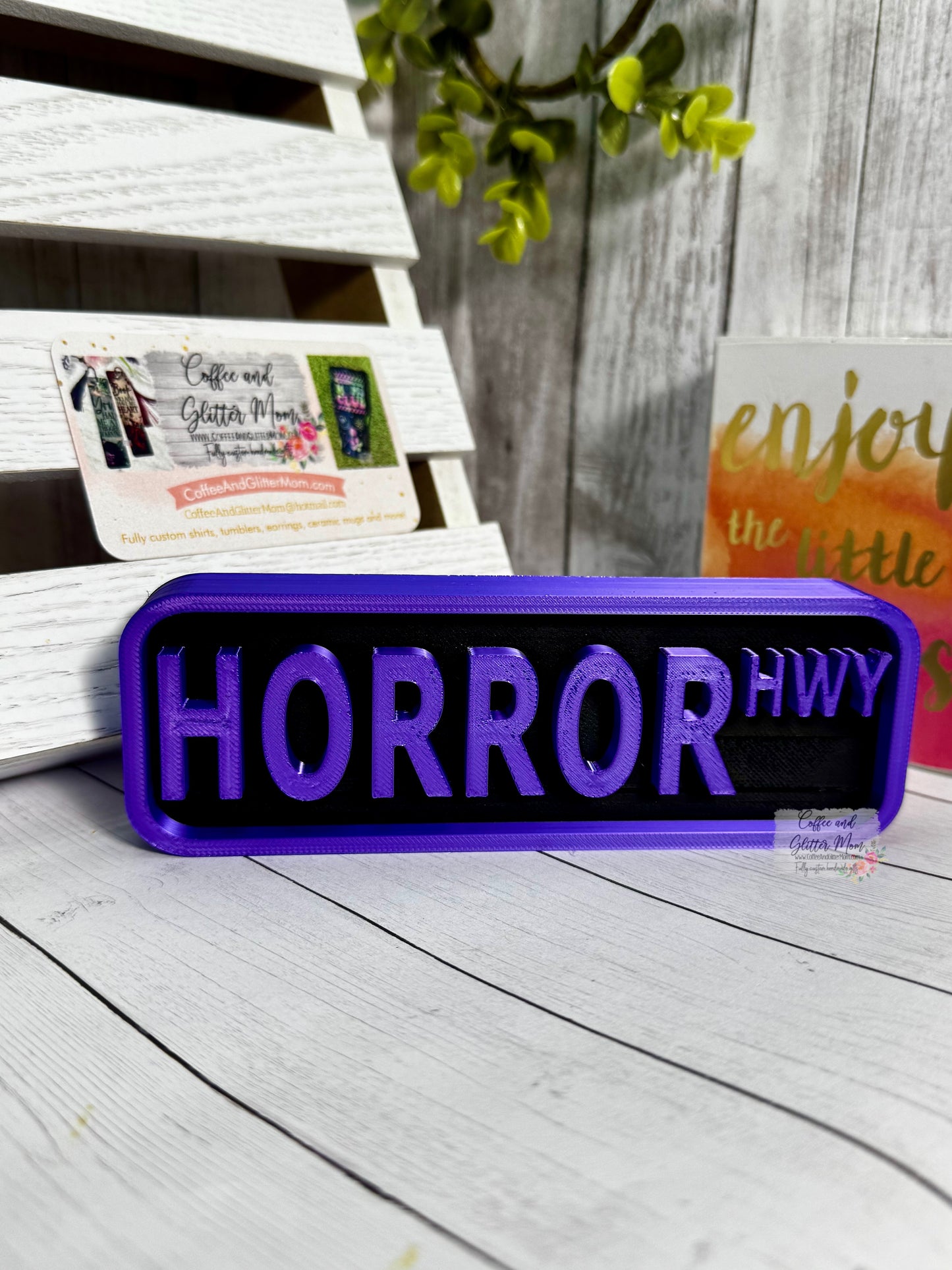 Horror HWY Bookshelf Display