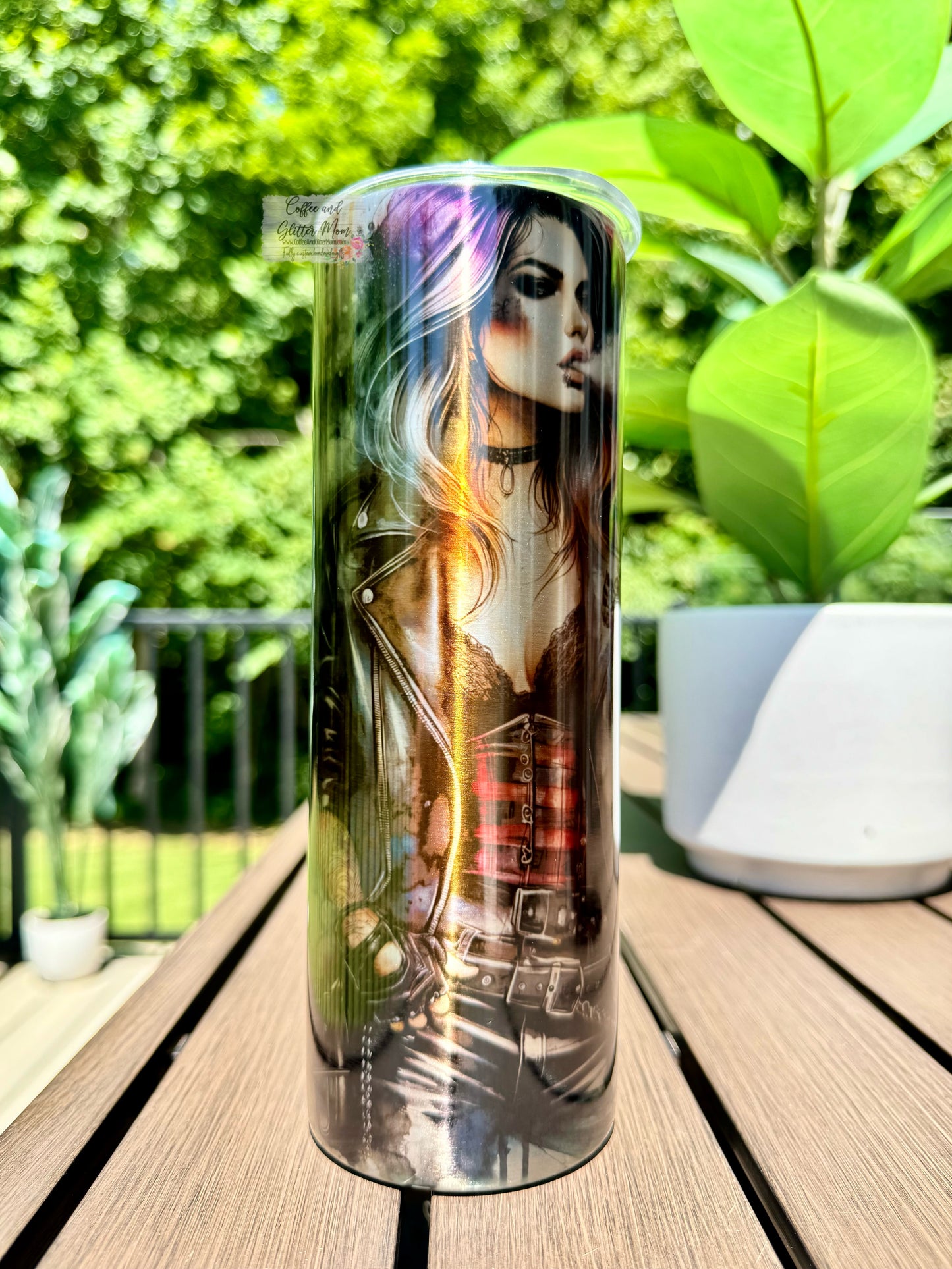 Metallic Badass 20oz Skinny Tumbler