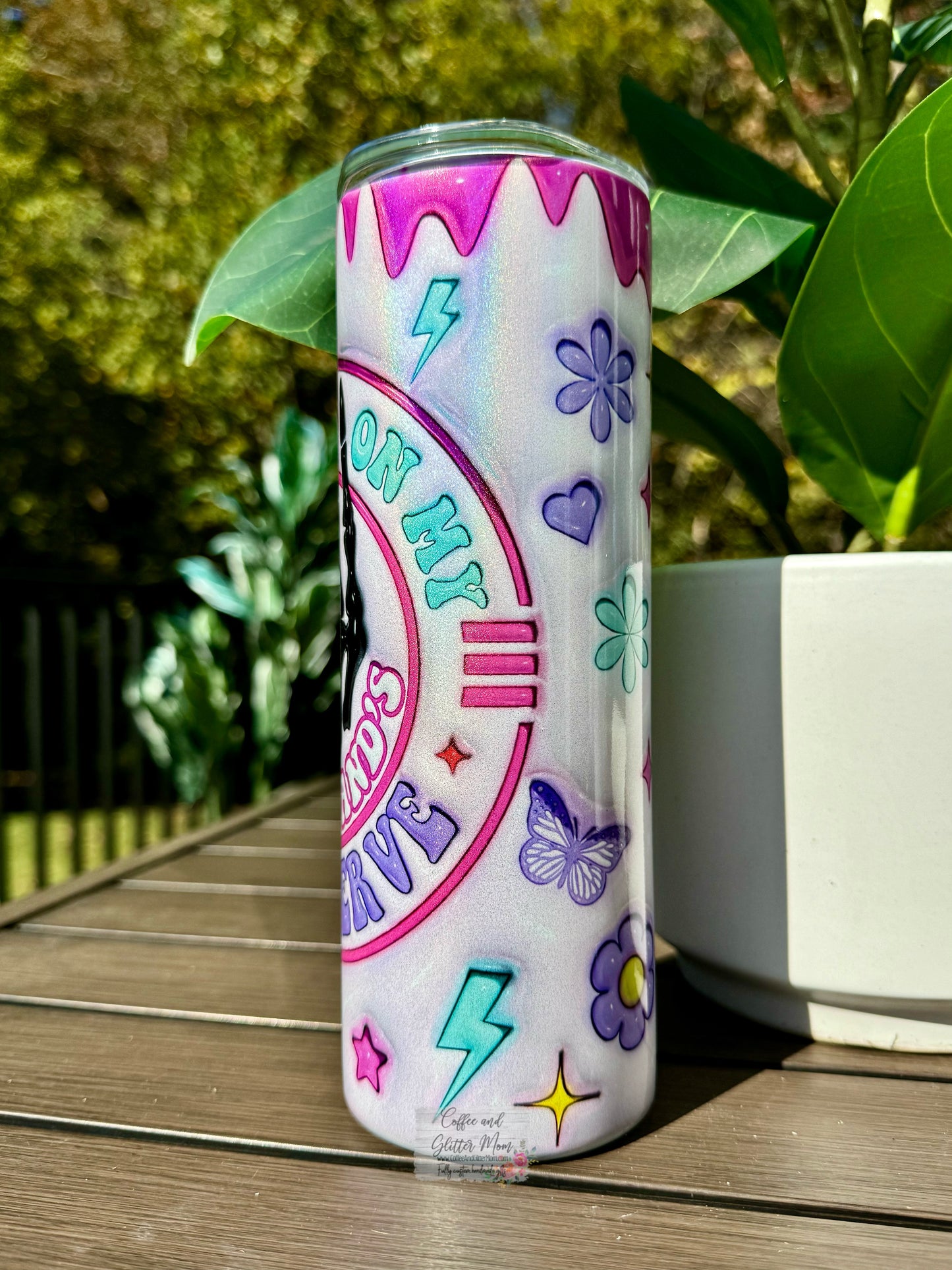 On My Husband's Last Nerve 20oz Tumbler RTS