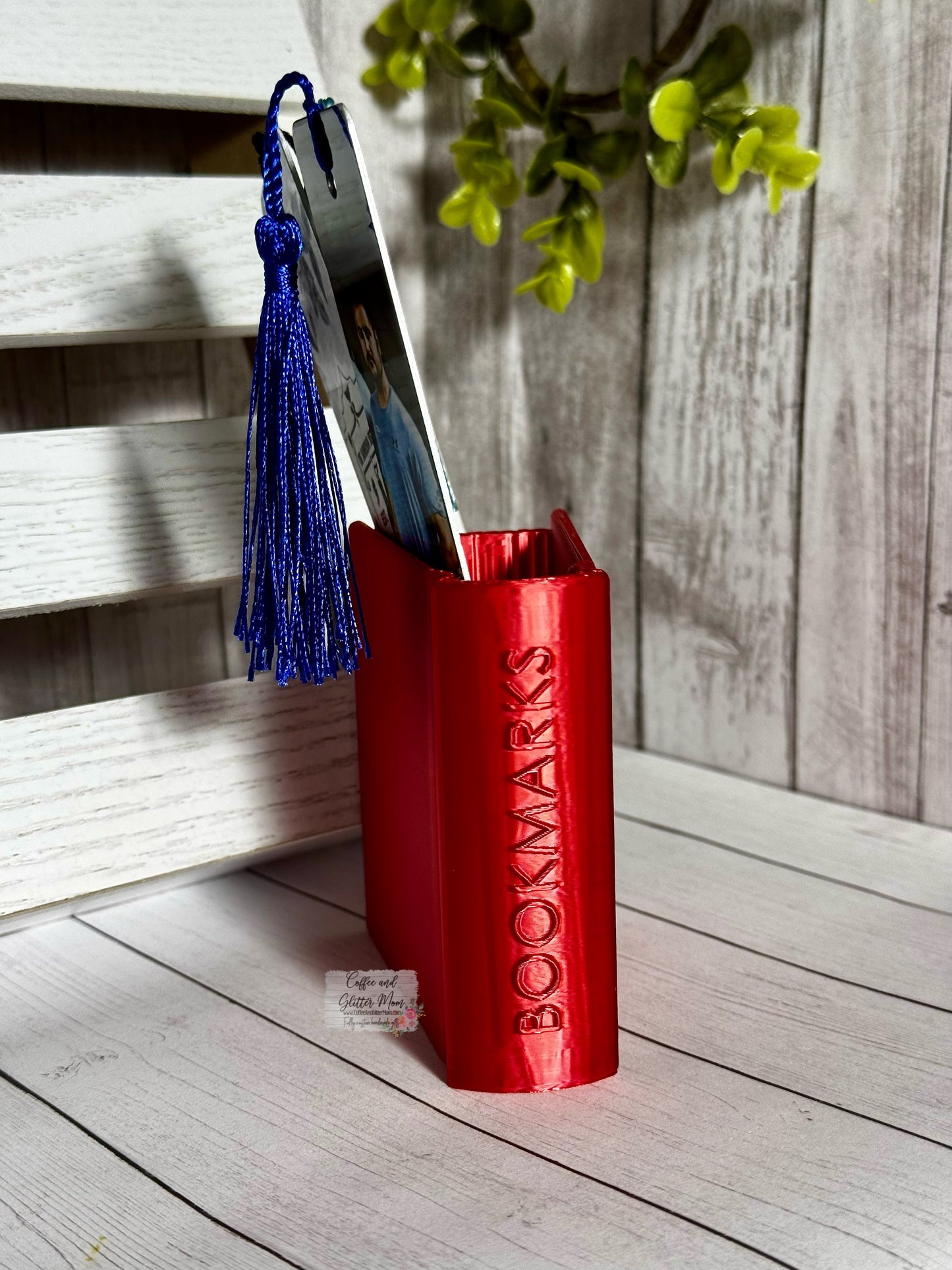 Solid Red Bookmark Holder