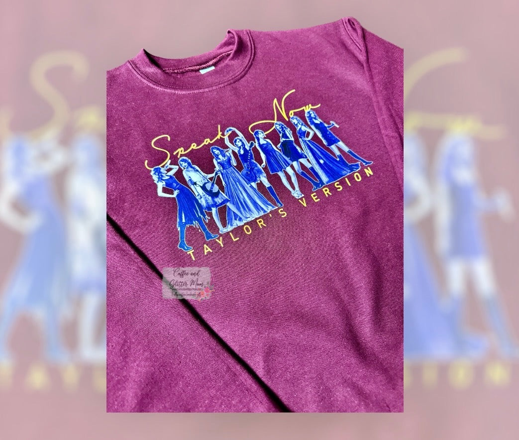Speak Now Taylor's Version Youth Large Sweatshirt