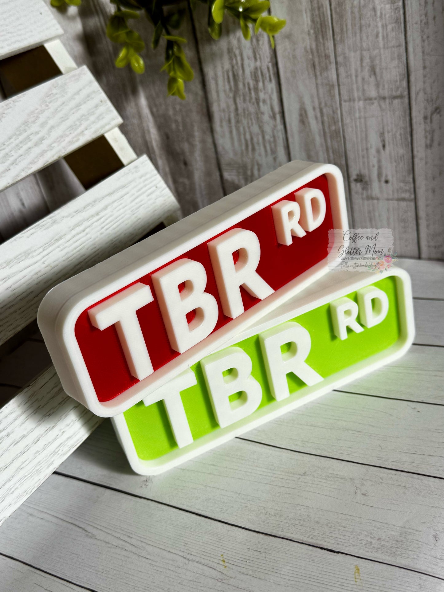 TBR Bookshelf Display