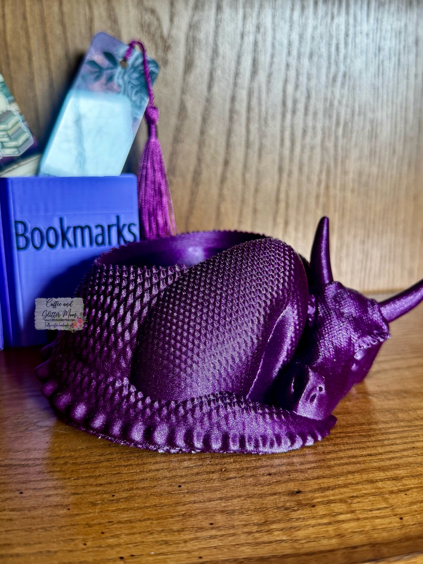 Purple Stone Dragon Bowl/Planter