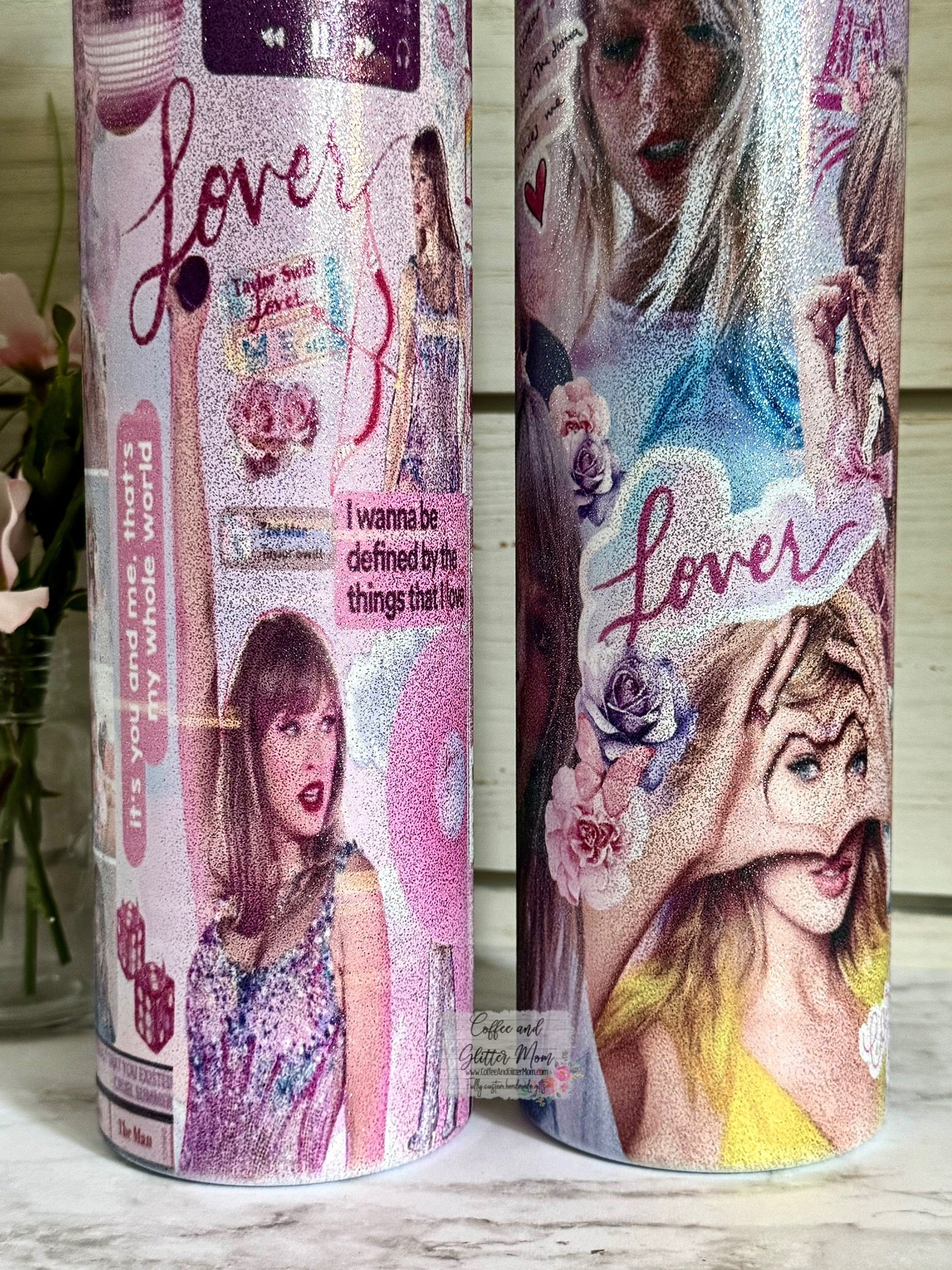 Lover Era Taylor 25oz Glitter Water Bottles