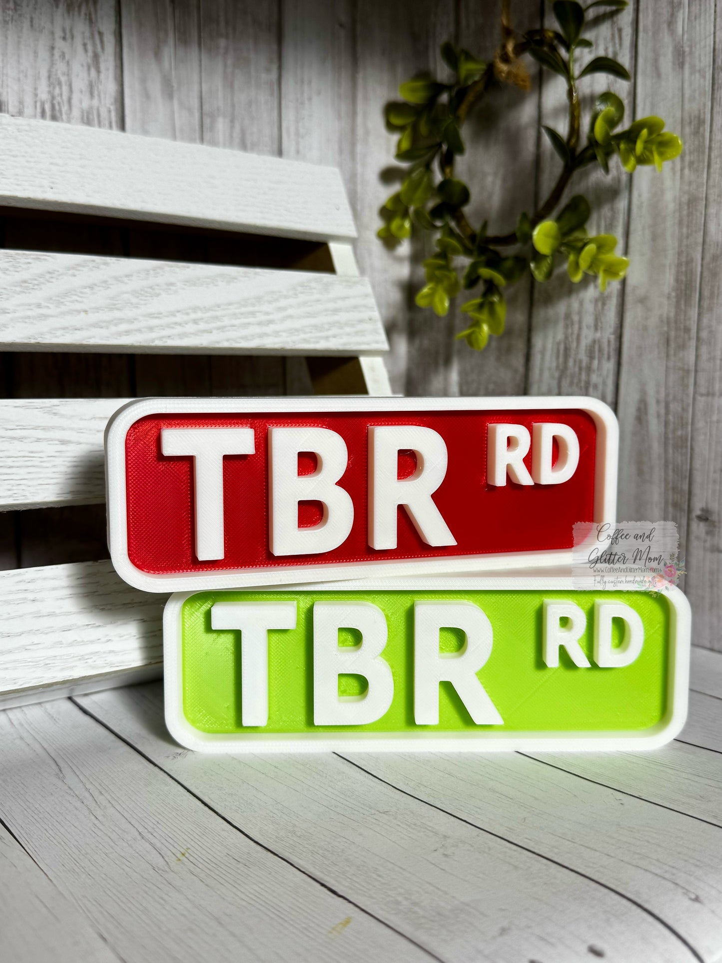 TBR Bookshelf Display