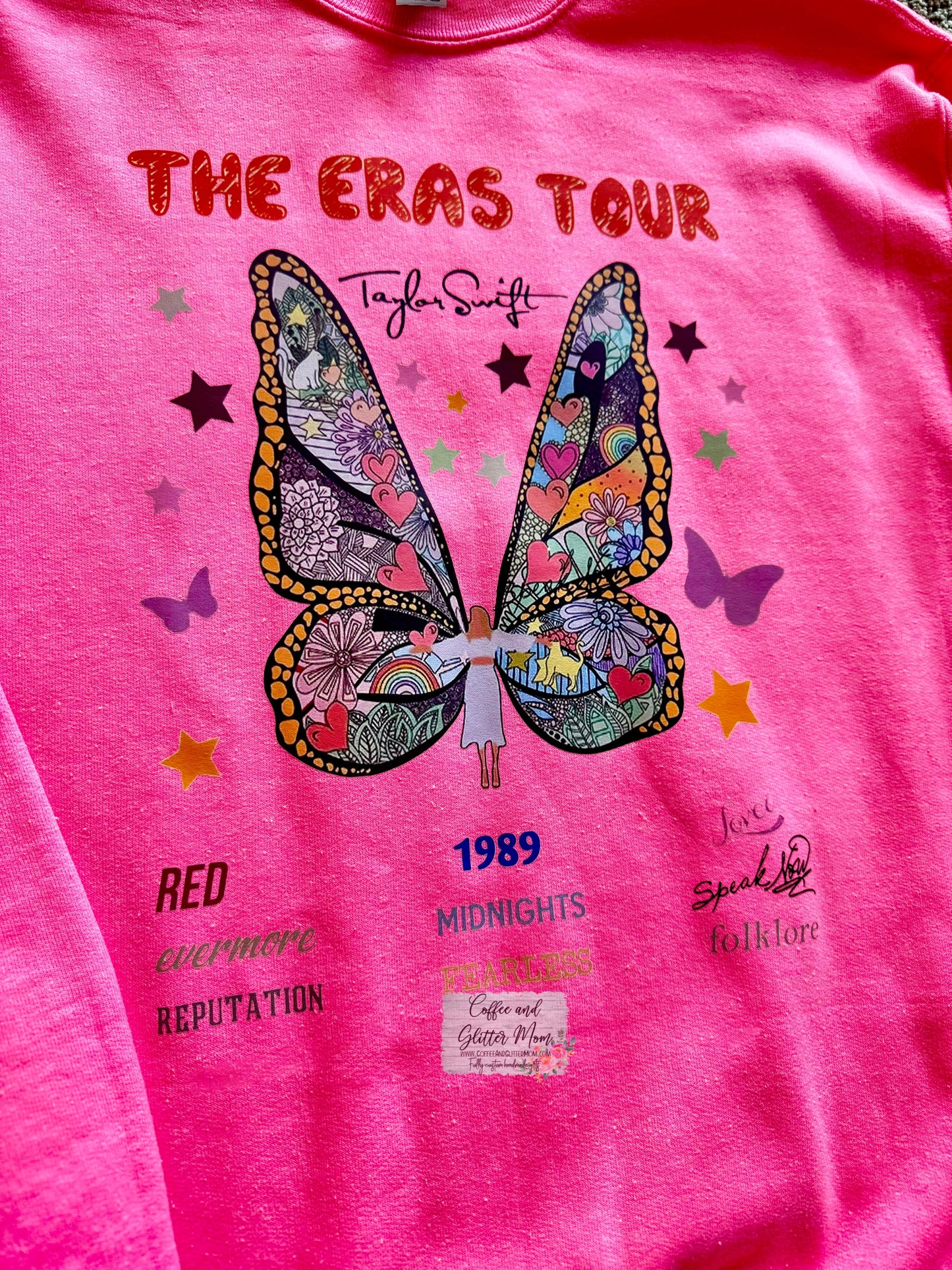 Taylor's Eras Butterfly Youth x-Large Sweatshirt