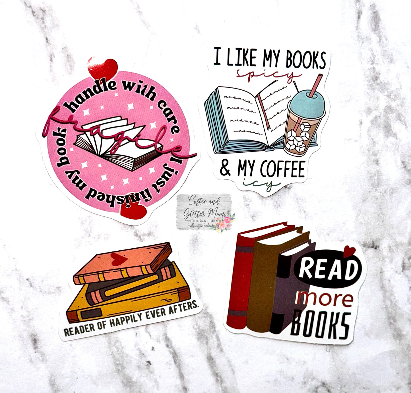 Dark Romance Bookish Sticker Packs