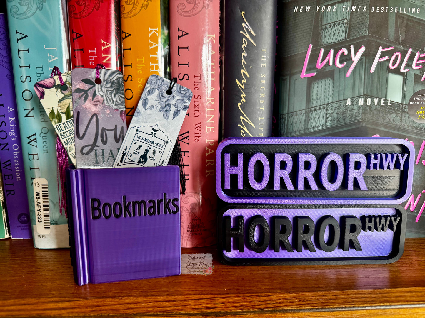 Horror HWY Bookshelf Display