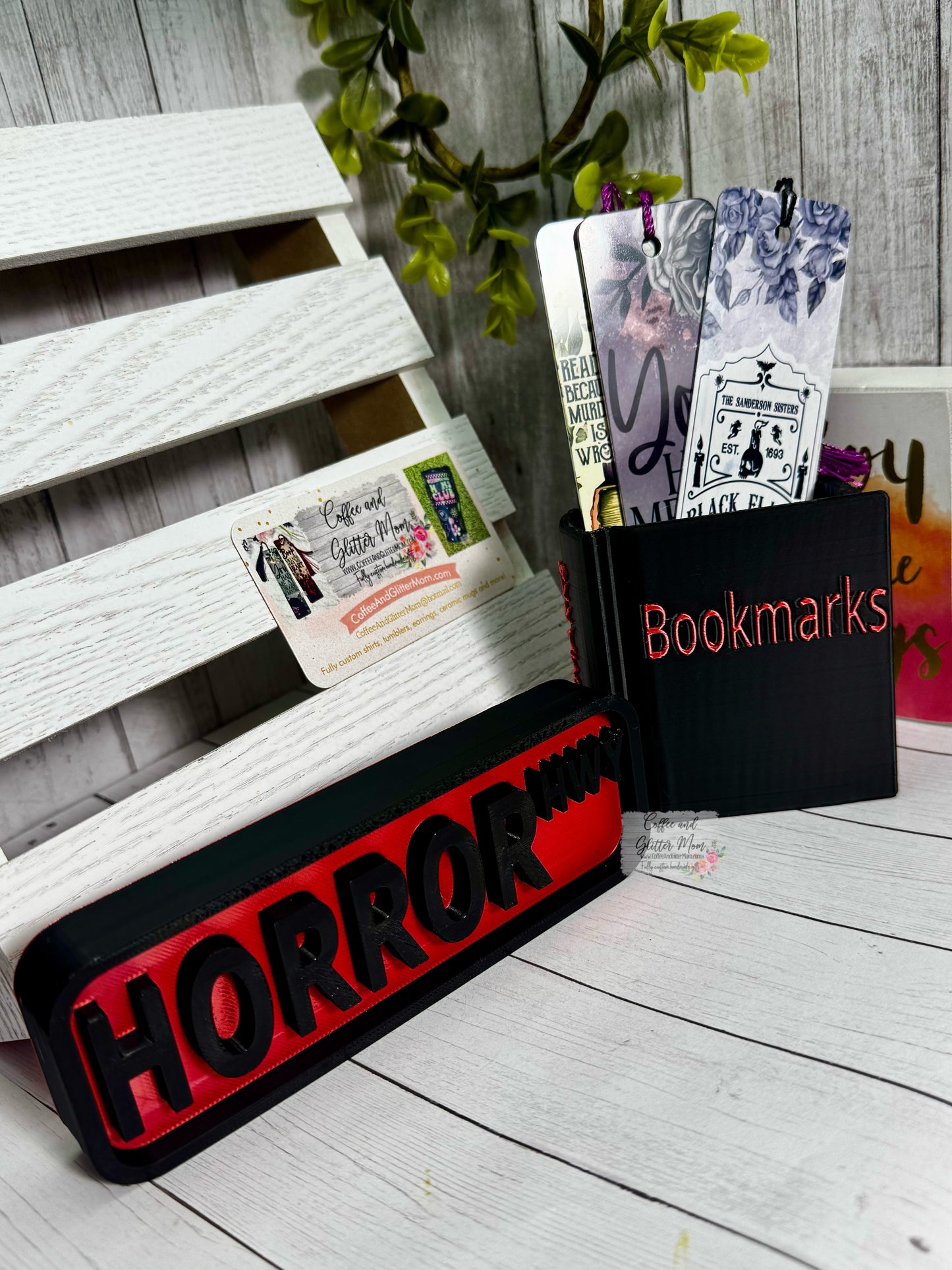 Horror HWY Bookshelf Display