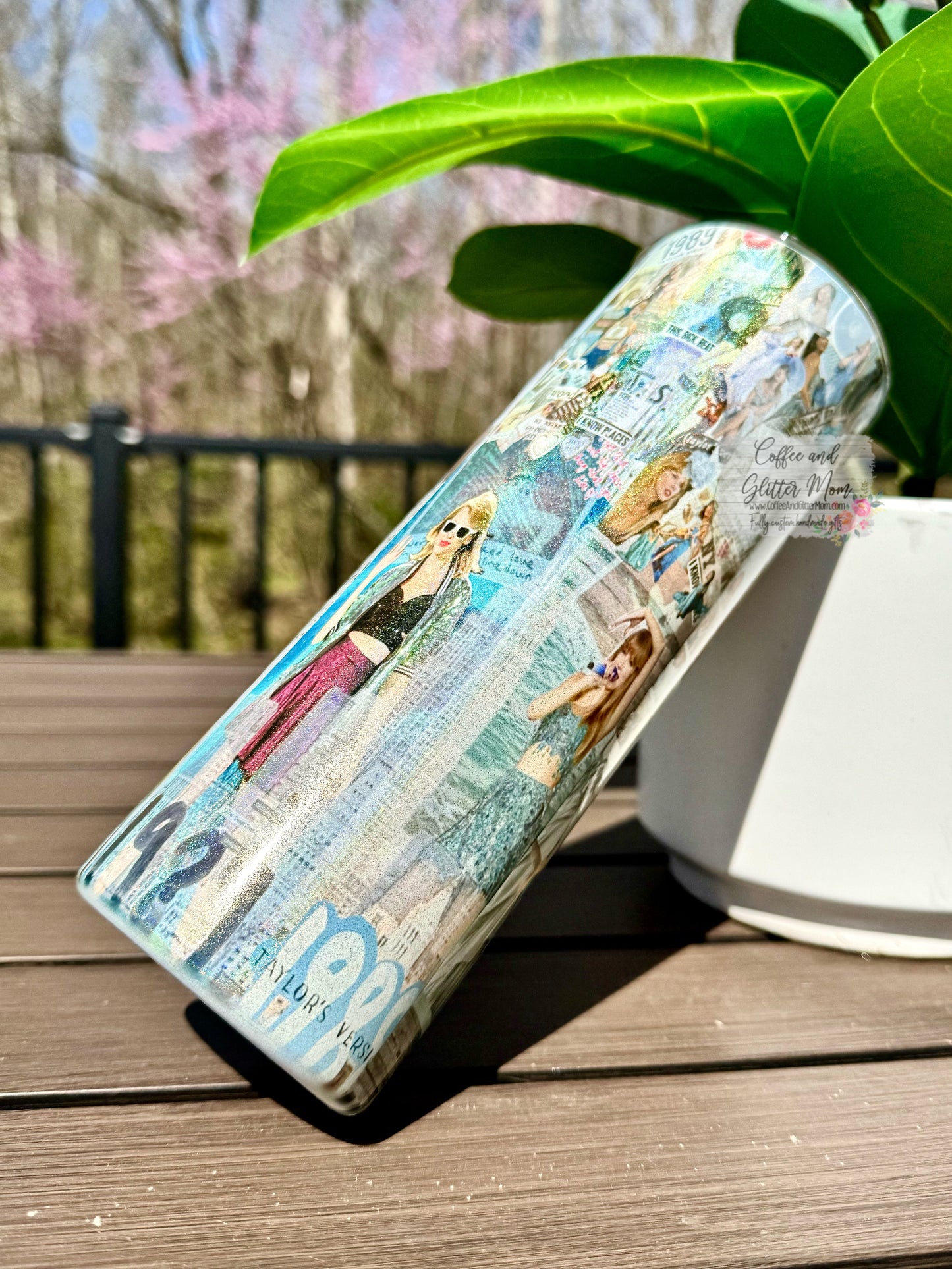 RTS Taylor's Music Eras 20oz Holographic Skinny Tumbler