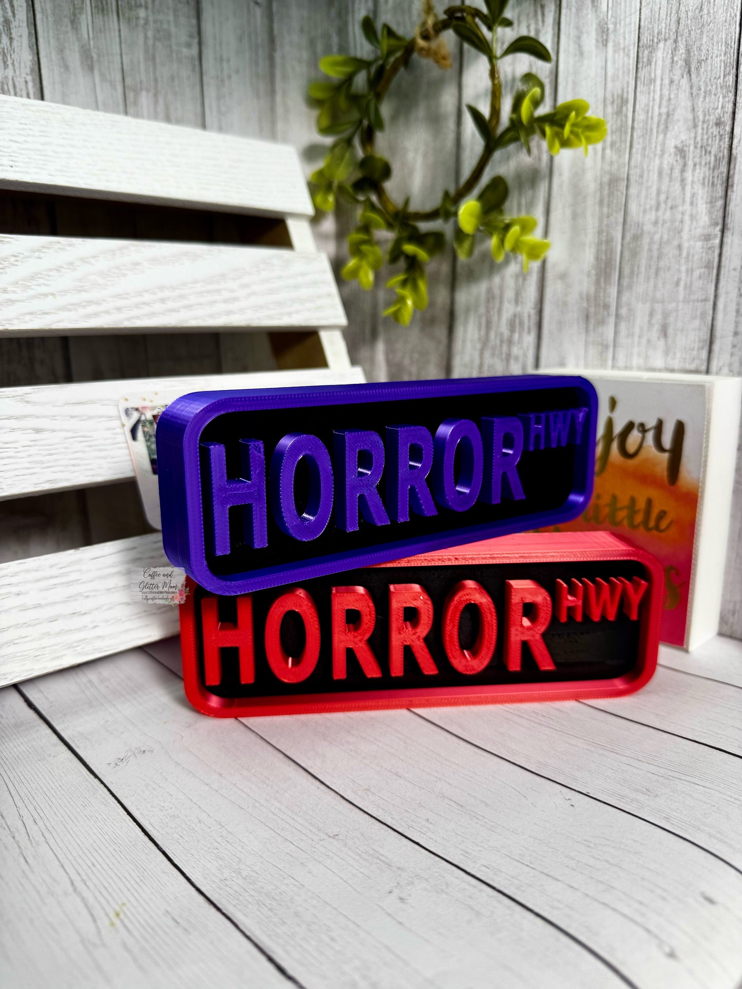 Horror HWY Bookshelf Display