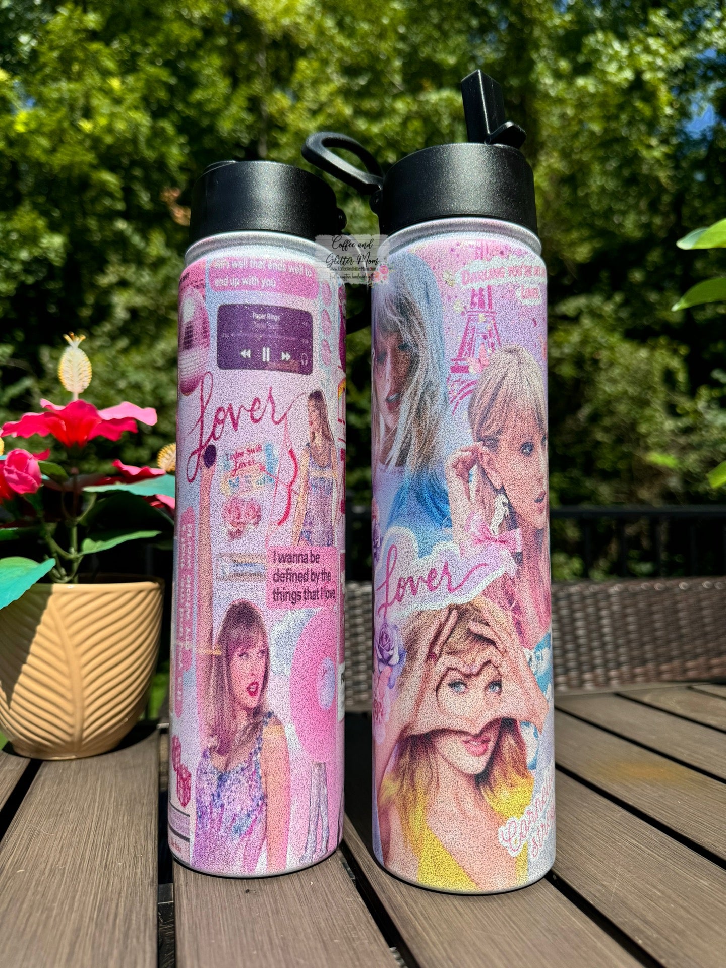 Lover Era Taylor 25oz Glitter Water Bottles