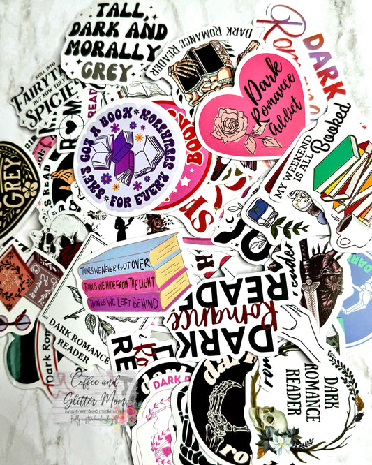 Dark Romance Bookish Sticker Packs